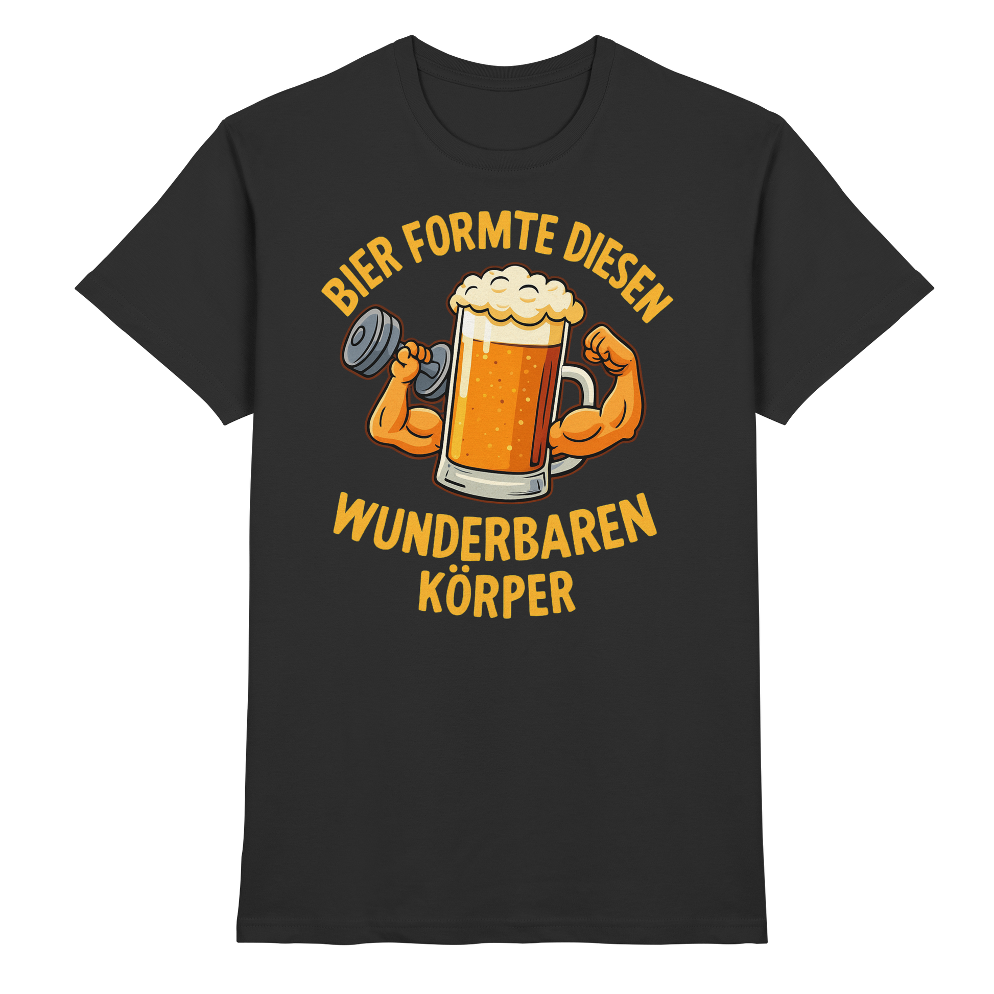 Bier formte diesen wunderbaren Körper - Premium Shirt