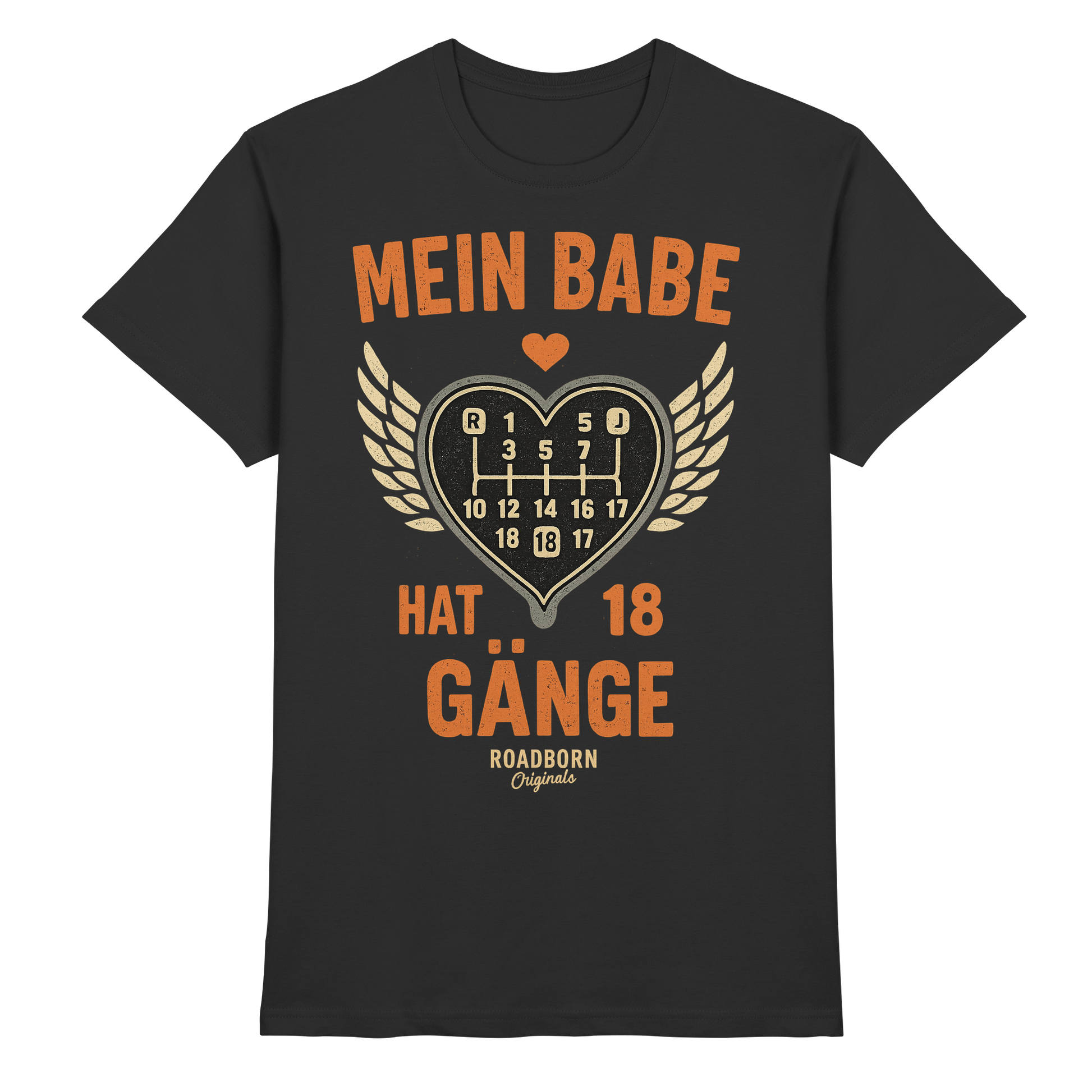 Mein Babe hat 18 Gänge - Premium Shirt