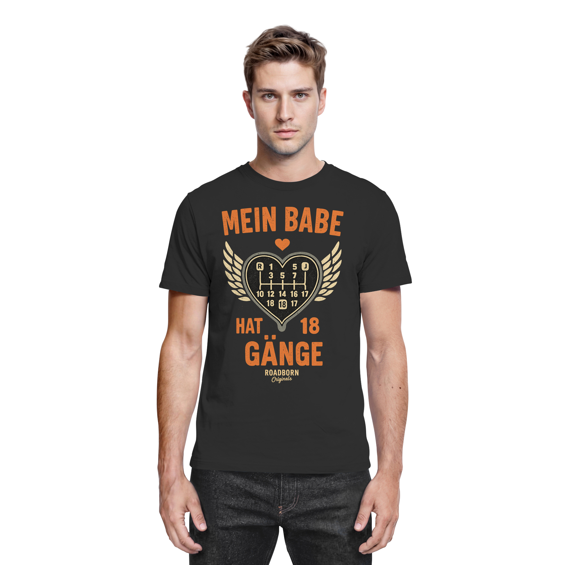 Mein Babe hat 18 Gänge - Premium Shirt