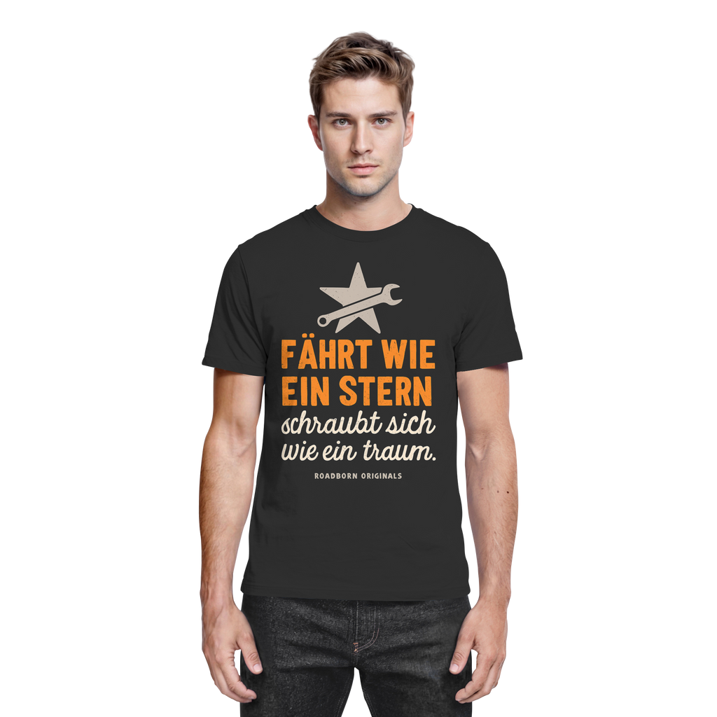 Fährt wie ein Stern, schraubt sich wie ein Traum - Premium Shirt