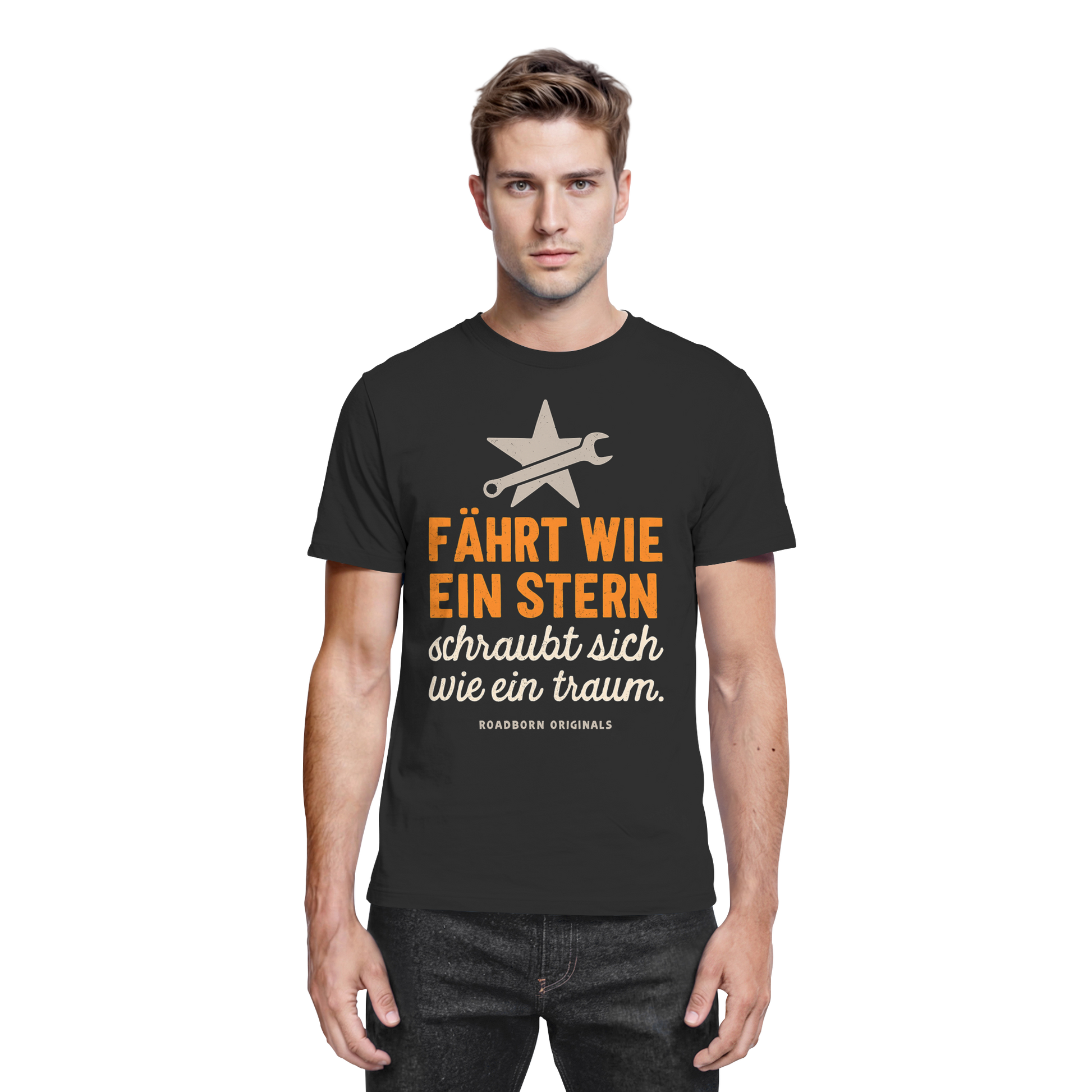 Fährt wie ein Stern, schraubt sich wie ein Traum - Premium Shirt