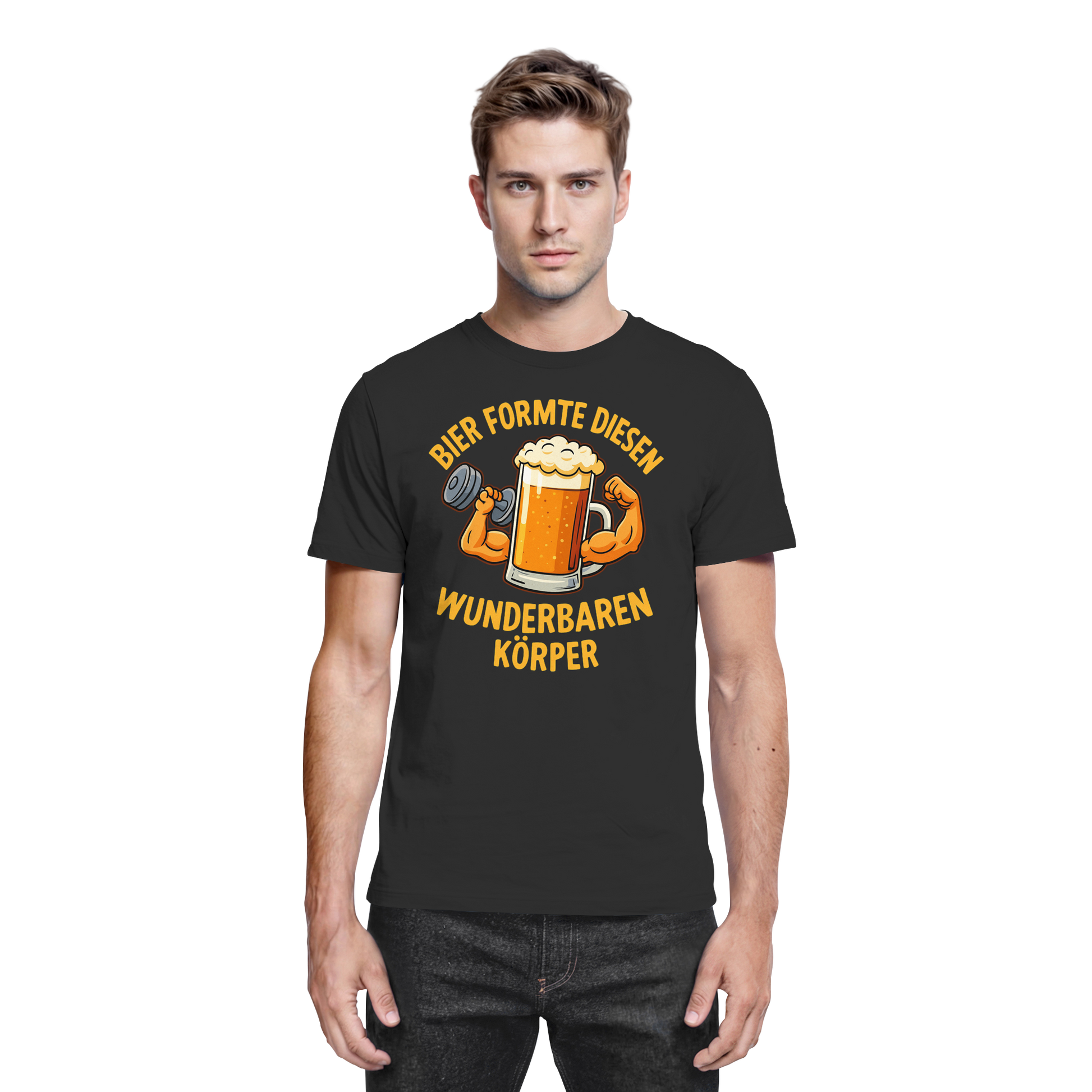 Bier formte diesen wunderbaren Körper - Premium Shirt