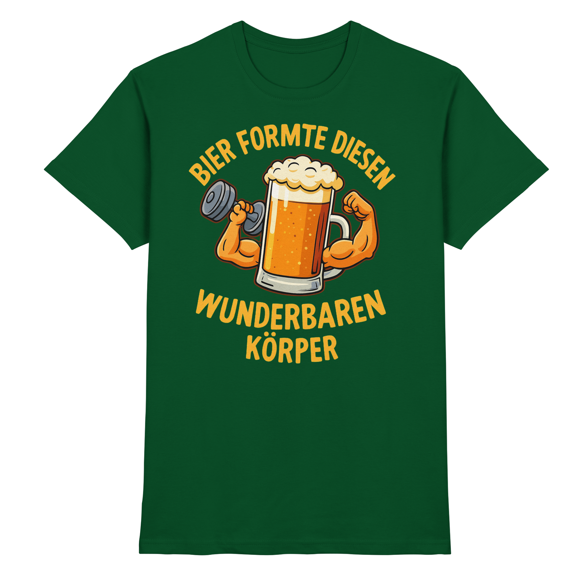 Bier formte diesen wunderbaren Körper - Premium Shirt