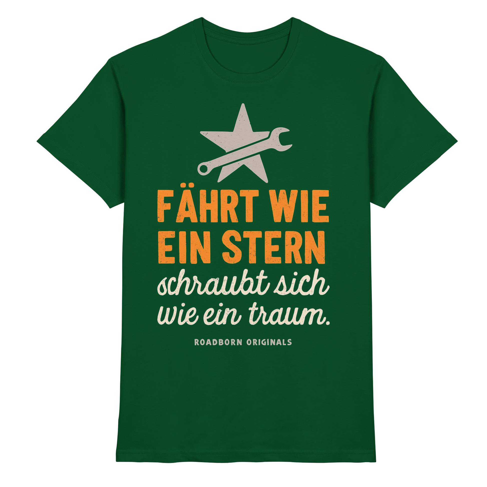 Fährt wie ein Stern, schraubt sich wie ein Traum - Premium Shirt