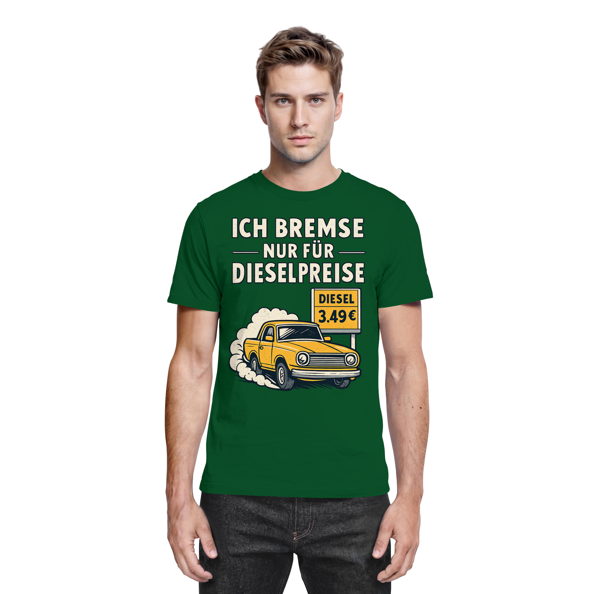 Ich bremse nur für Dieselpreise - Premium Shirt