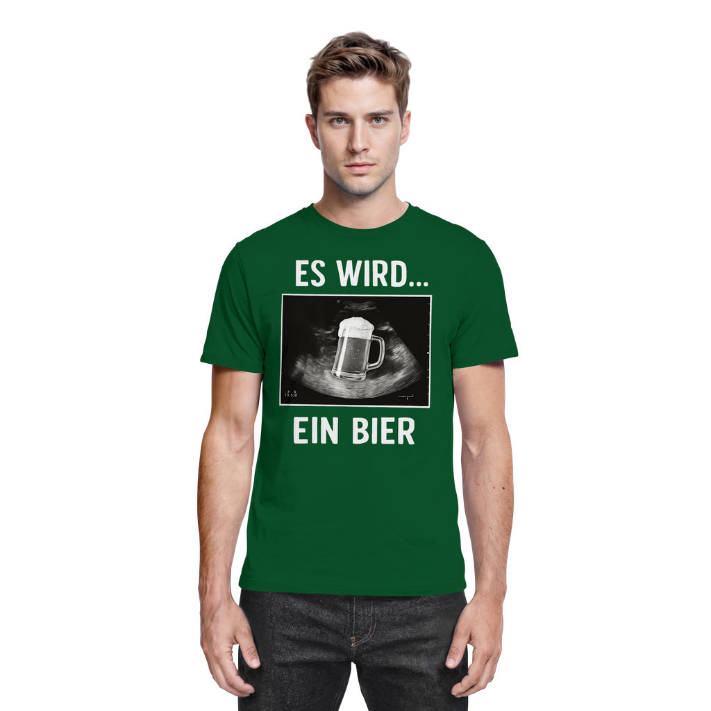Es wird ein Bier - Premium Shirt