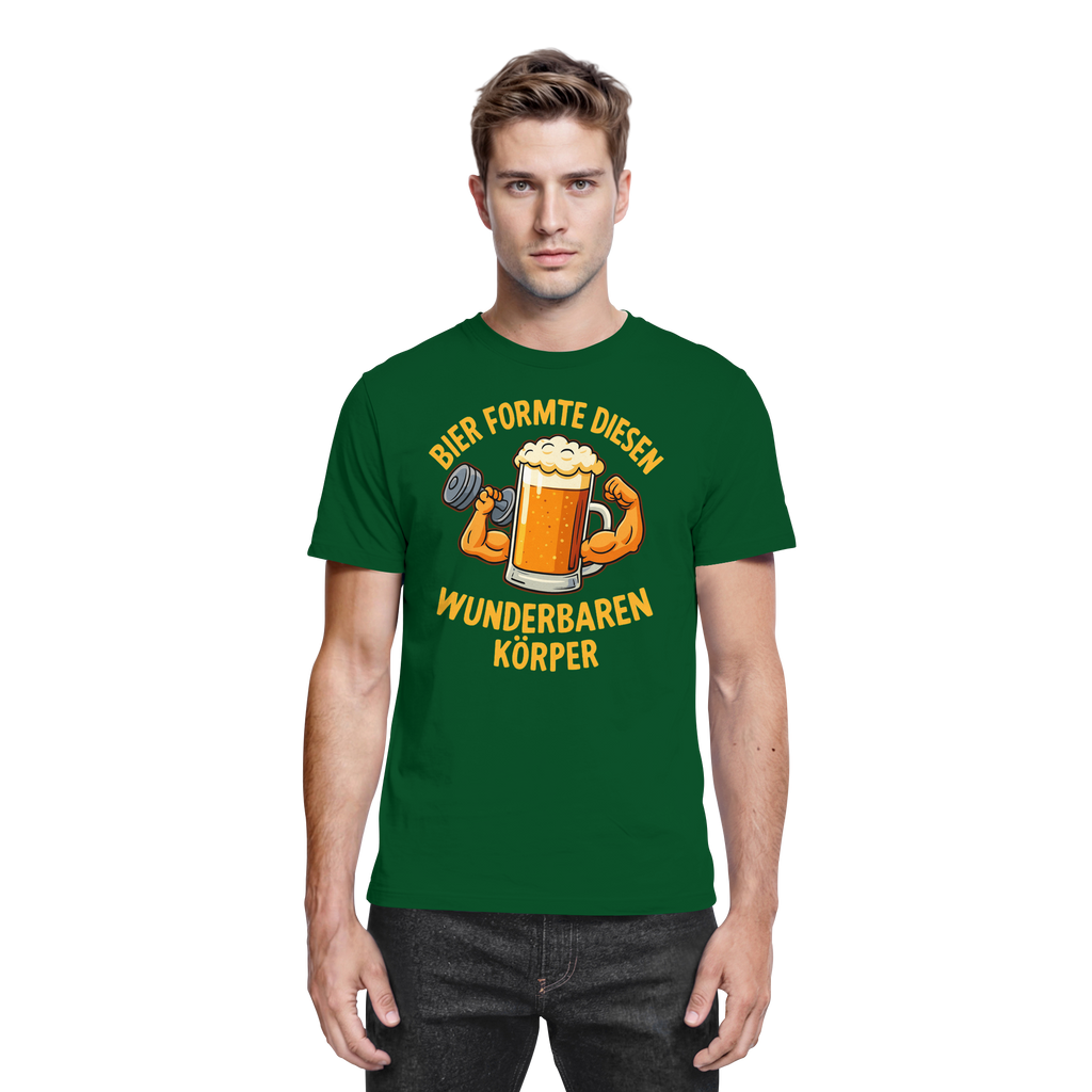 Bier formte diesen wunderbaren Körper - Premium Shirt