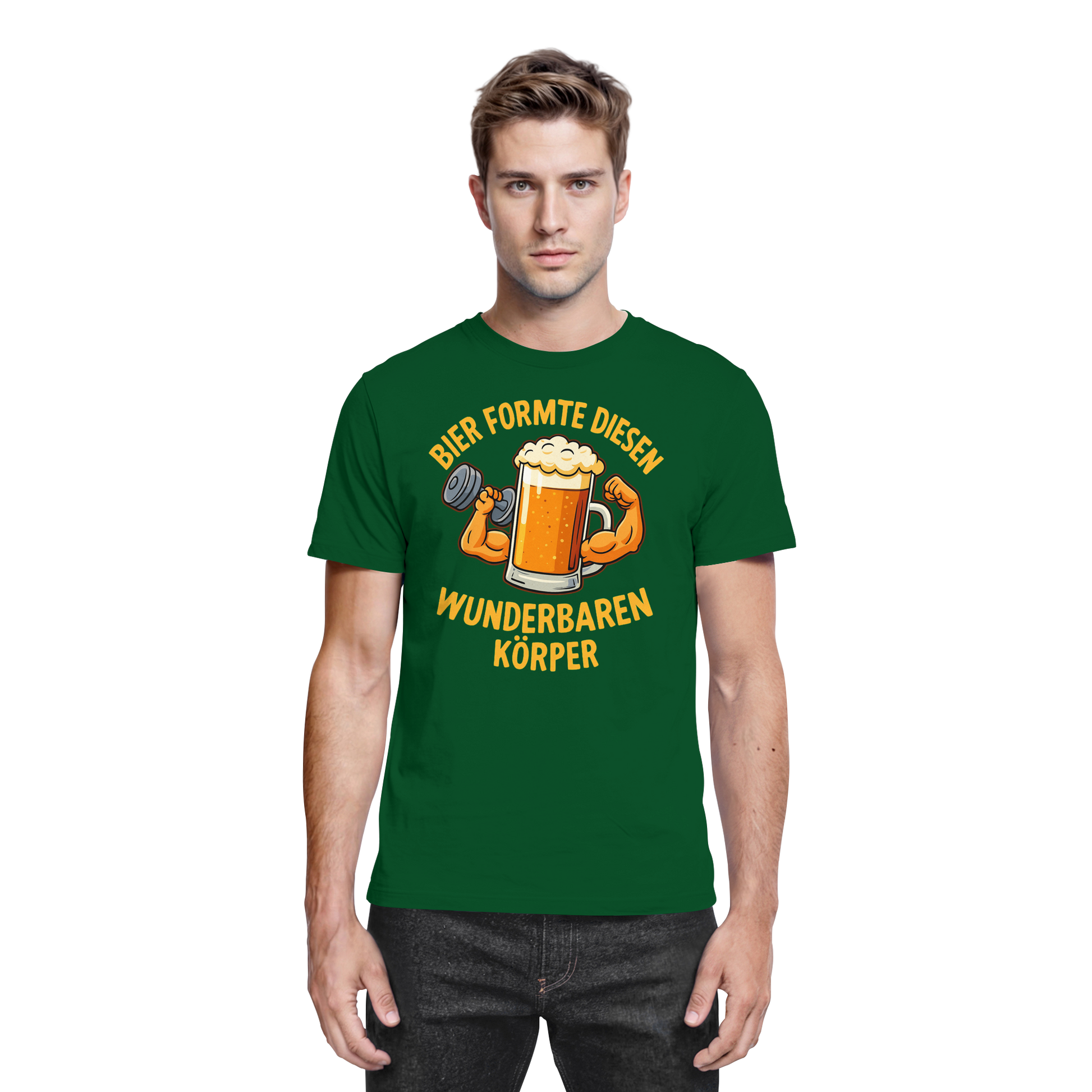 Bier formte diesen wunderbaren Körper - Premium Shirt