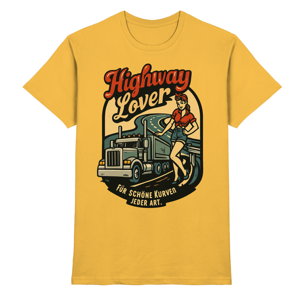 Highway Lover - Für schöne Kurven jeder Art - Premium Shirt