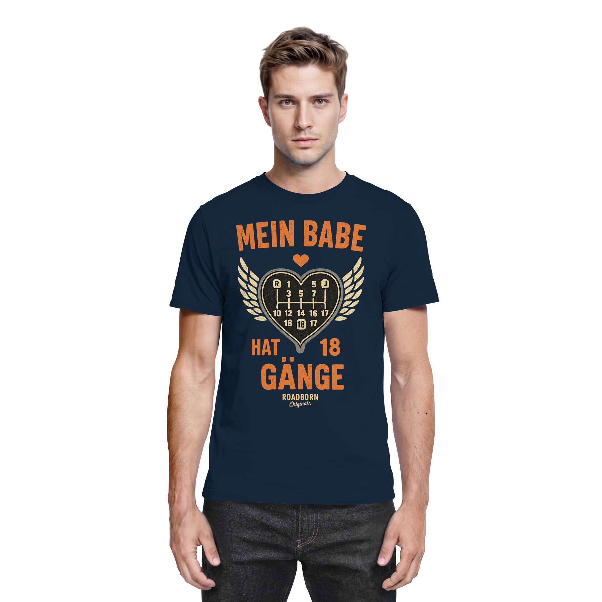 Mein Babe hat 18 Gänge - Premium Shirt
