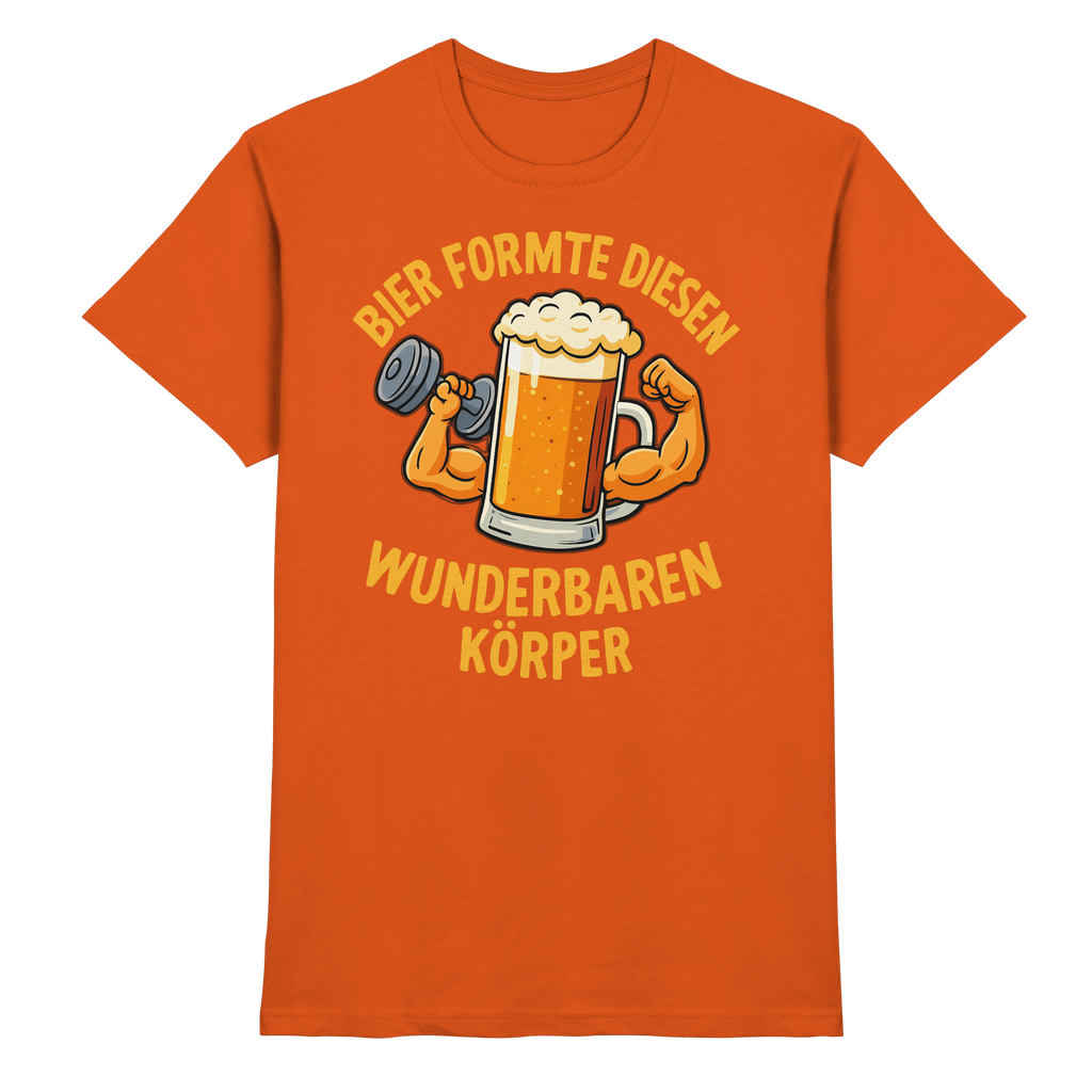 Bier formte diesen wunderbaren Körper - Premium Shirt