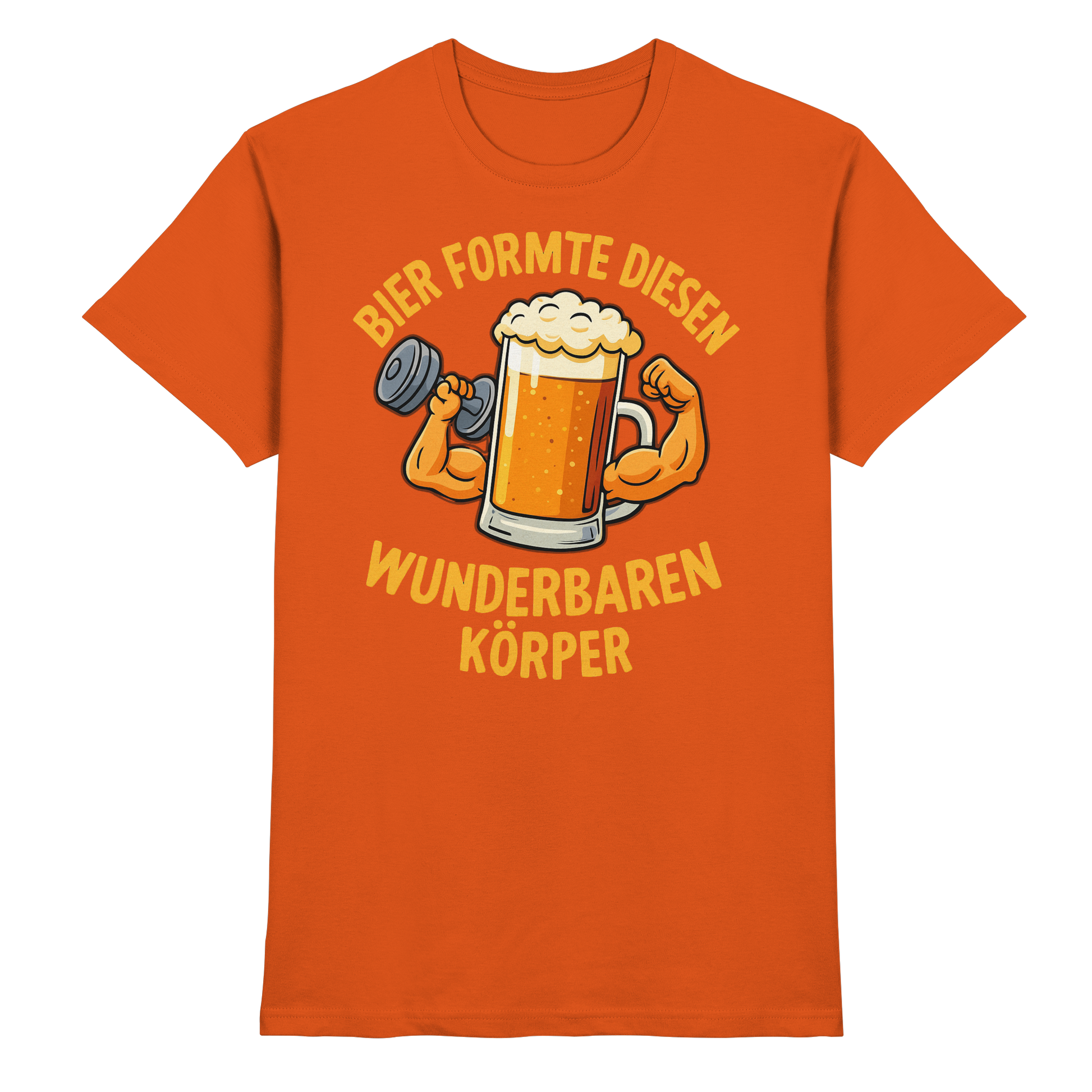 Bier formte diesen wunderbaren Körper - Premium Shirt