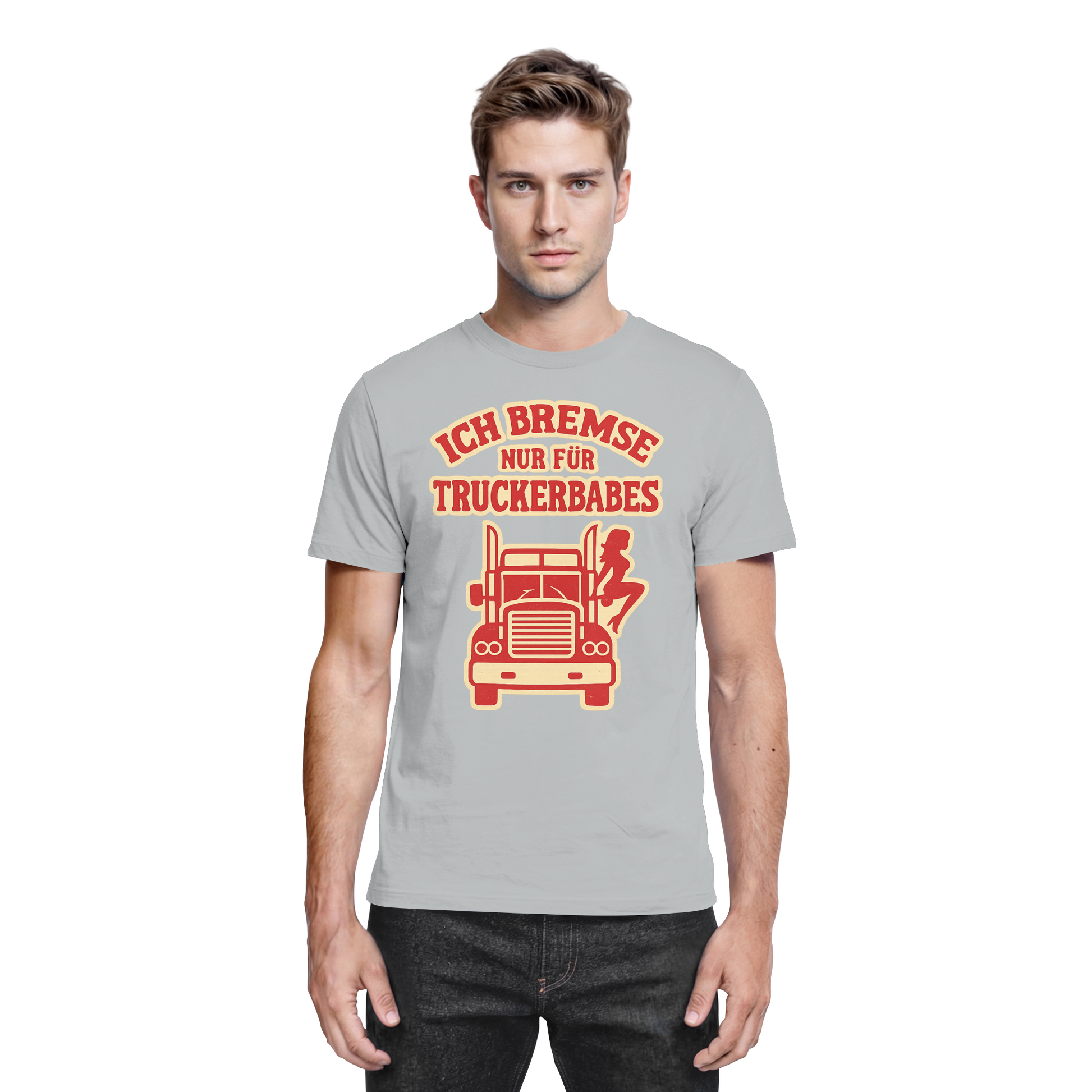 Ich bremse nur für Truckerbabes - Premium Shirt