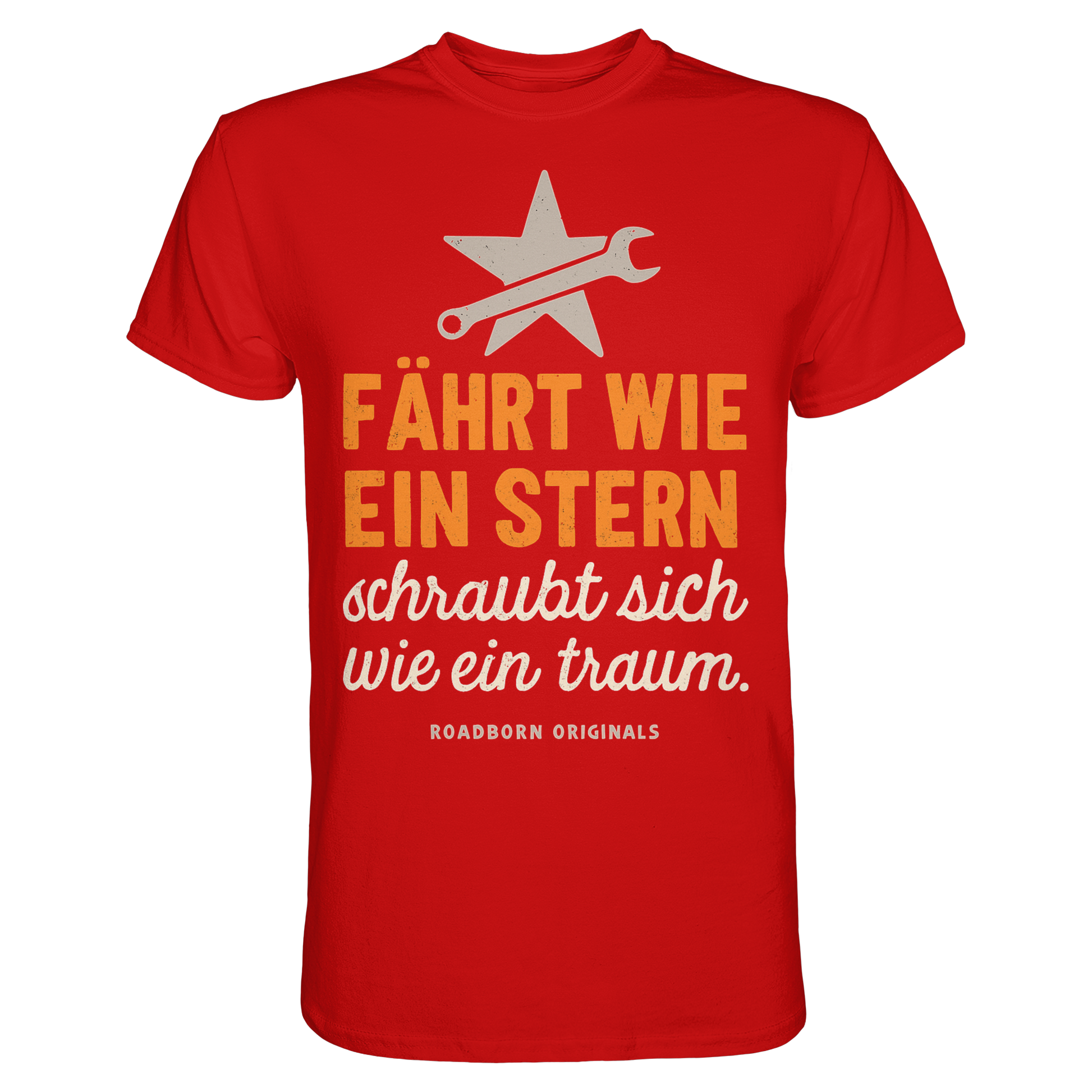 Fährt wie ein Stern, schraubt sich wie ein Traum - Premium Shirt
