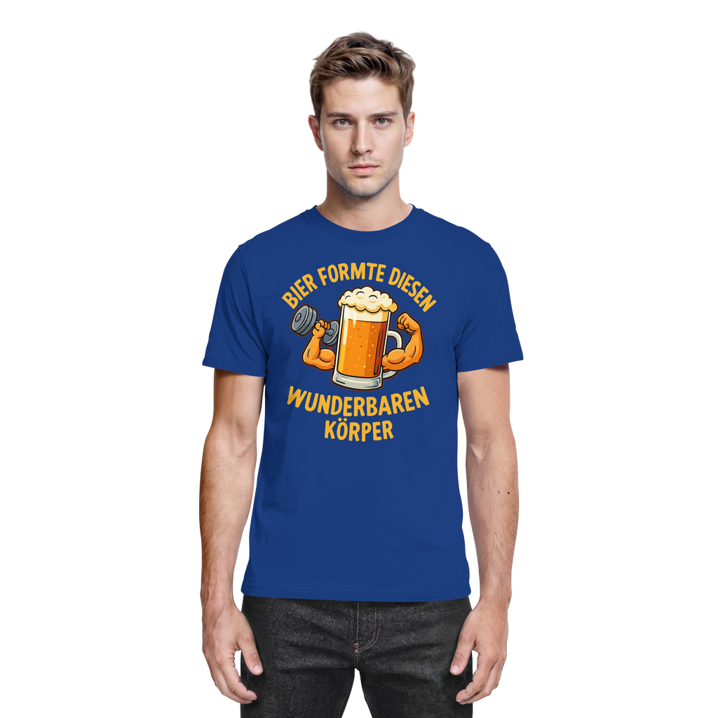 Bier formte diesen wunderbaren Körper - Premium Shirt
