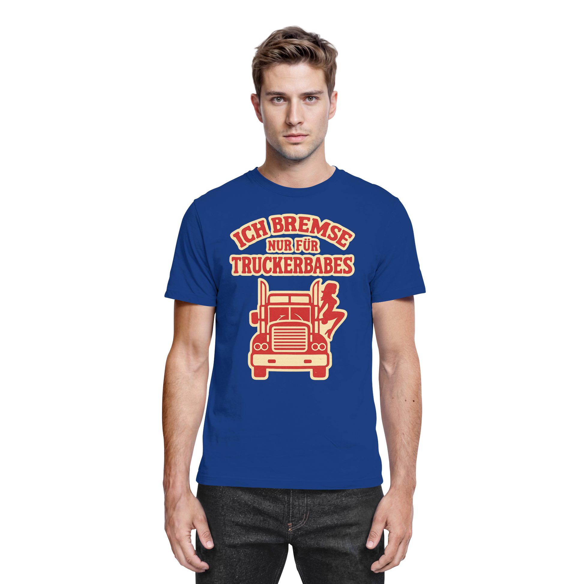 Ich bremse nur für Truckerbabes - Premium Shirt