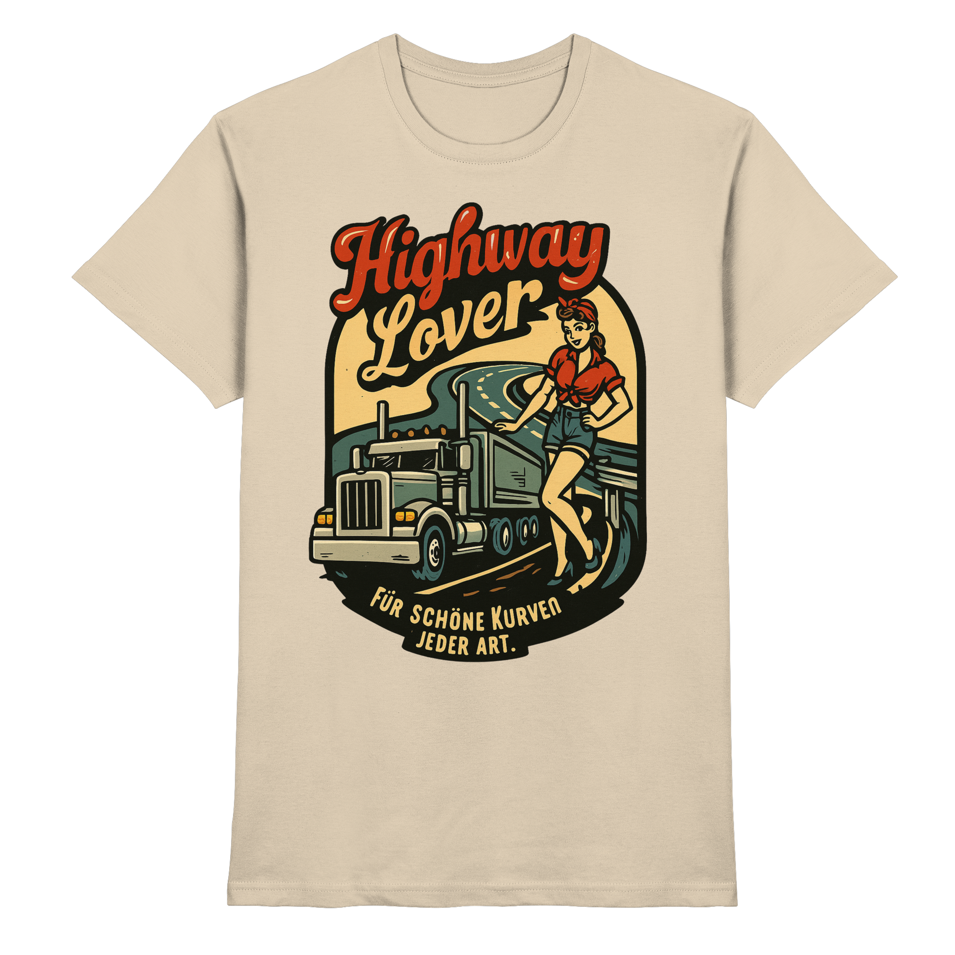 Highway Lover - Für schöne Kurven jeder Art - Premium Shirt