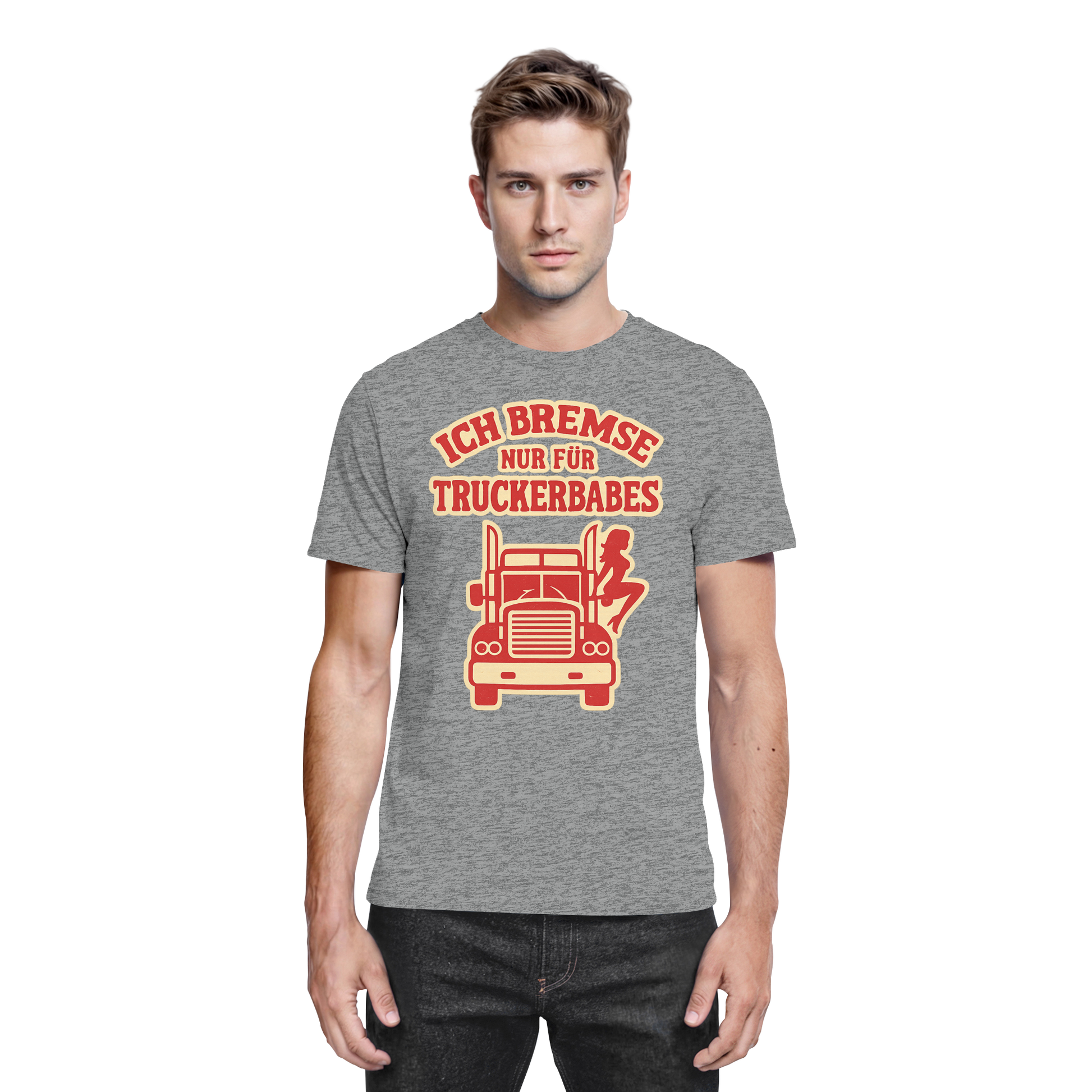 Ich bremse nur für Truckerbabes - Premium Shirt