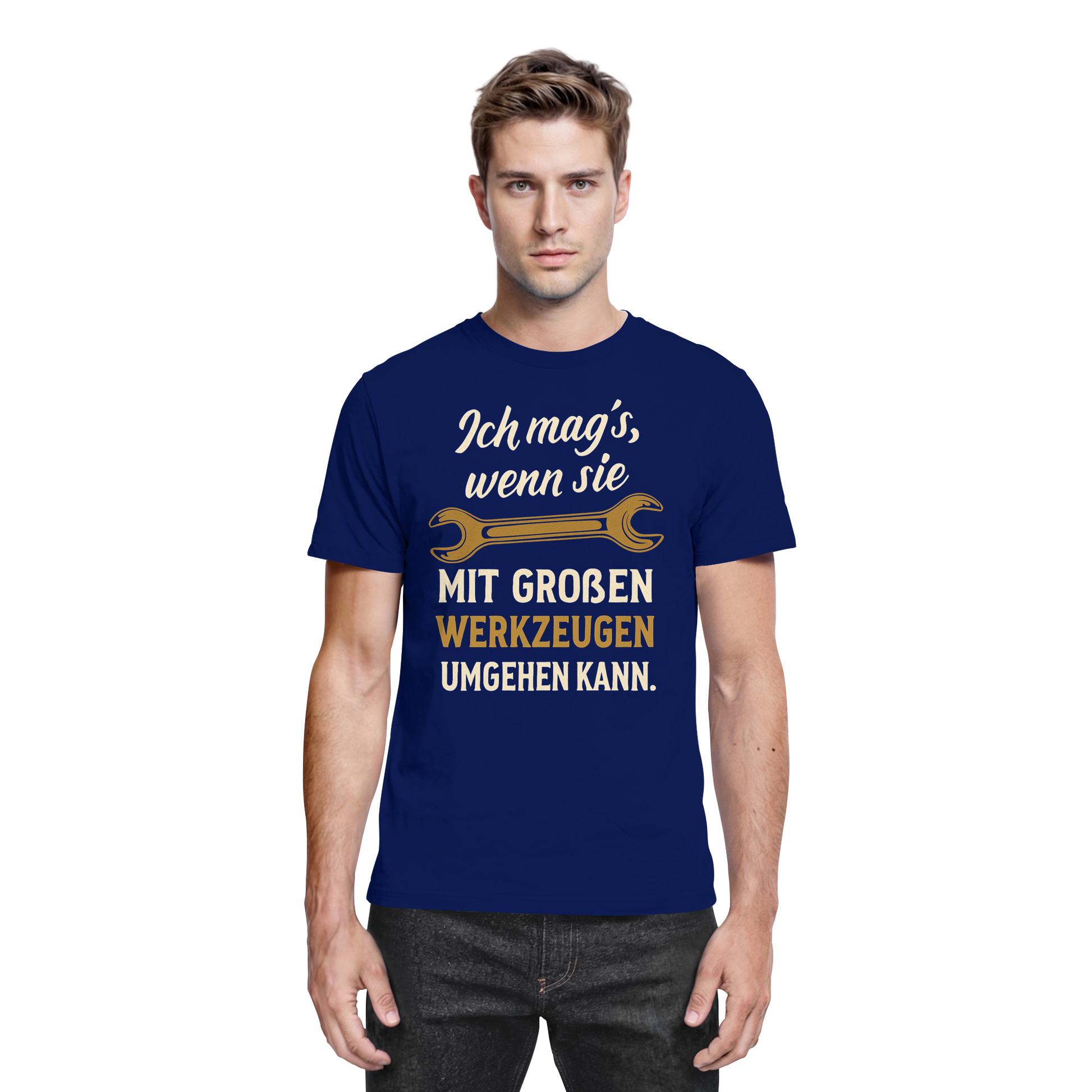 Ich mag's, wenn sie mit großen Werkzeugen umgehen kann - Premium Shirt