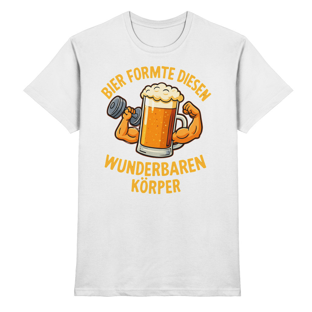 Bier formte diesen wunderbaren Körper - Premium Shirt