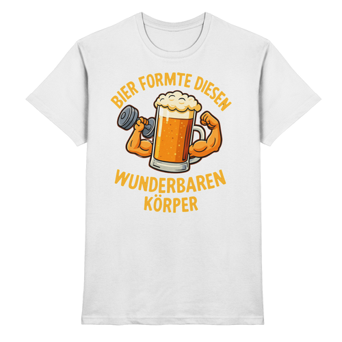 Bier formte diesen wunderbaren Körper - Premium Shirt