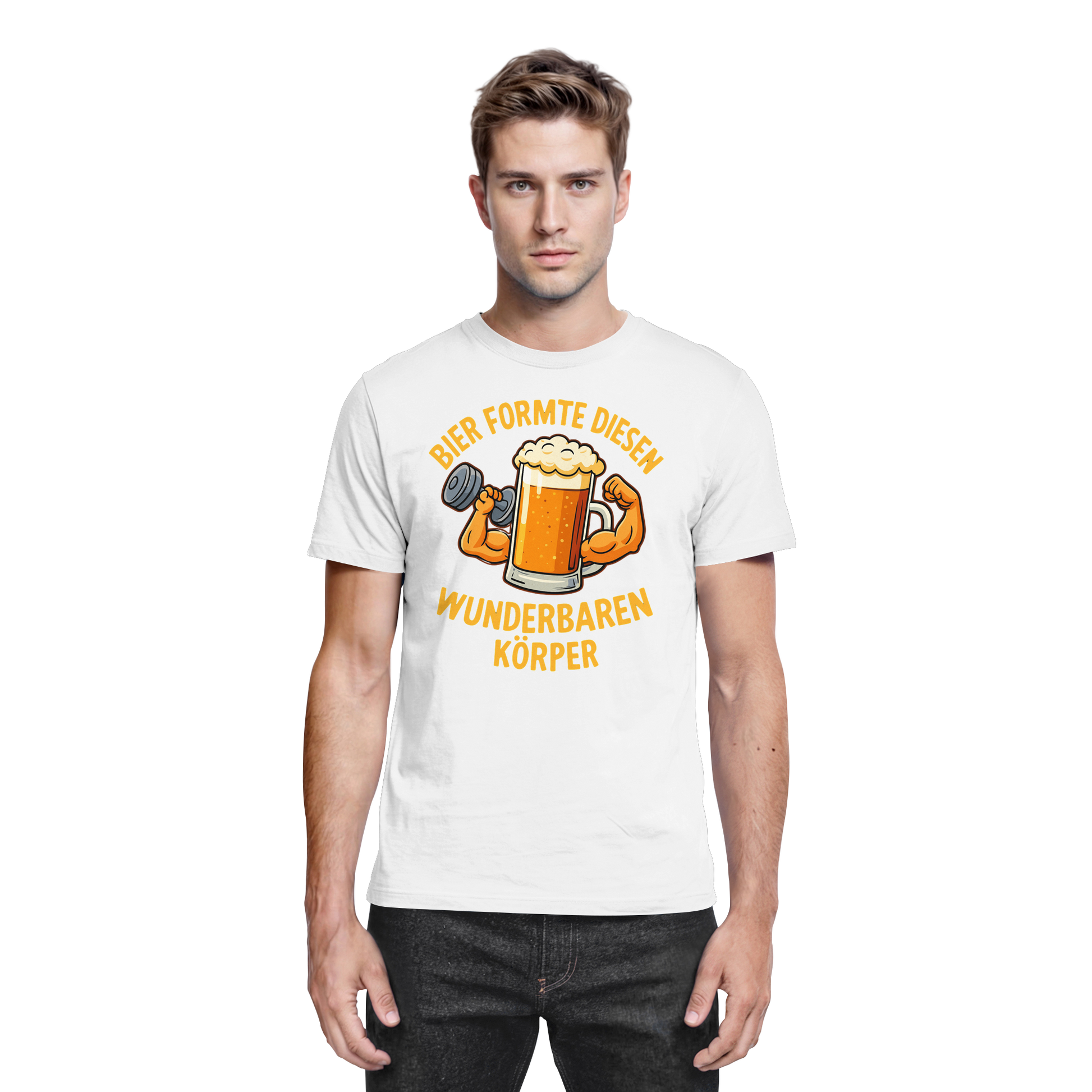 Bier formte diesen wunderbaren Körper - Premium Shirt