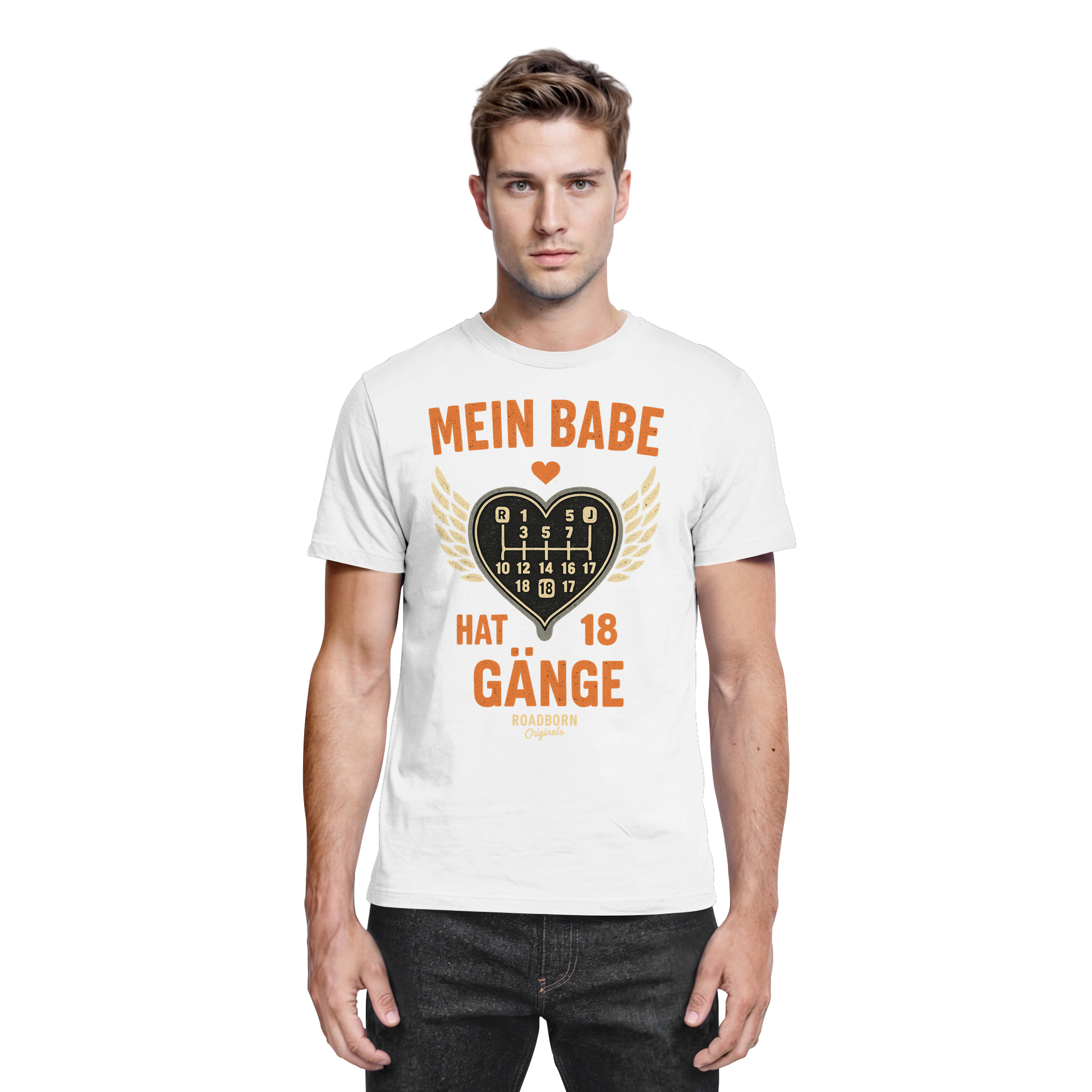 Mein Babe hat 18 Gänge - Premium Shirt