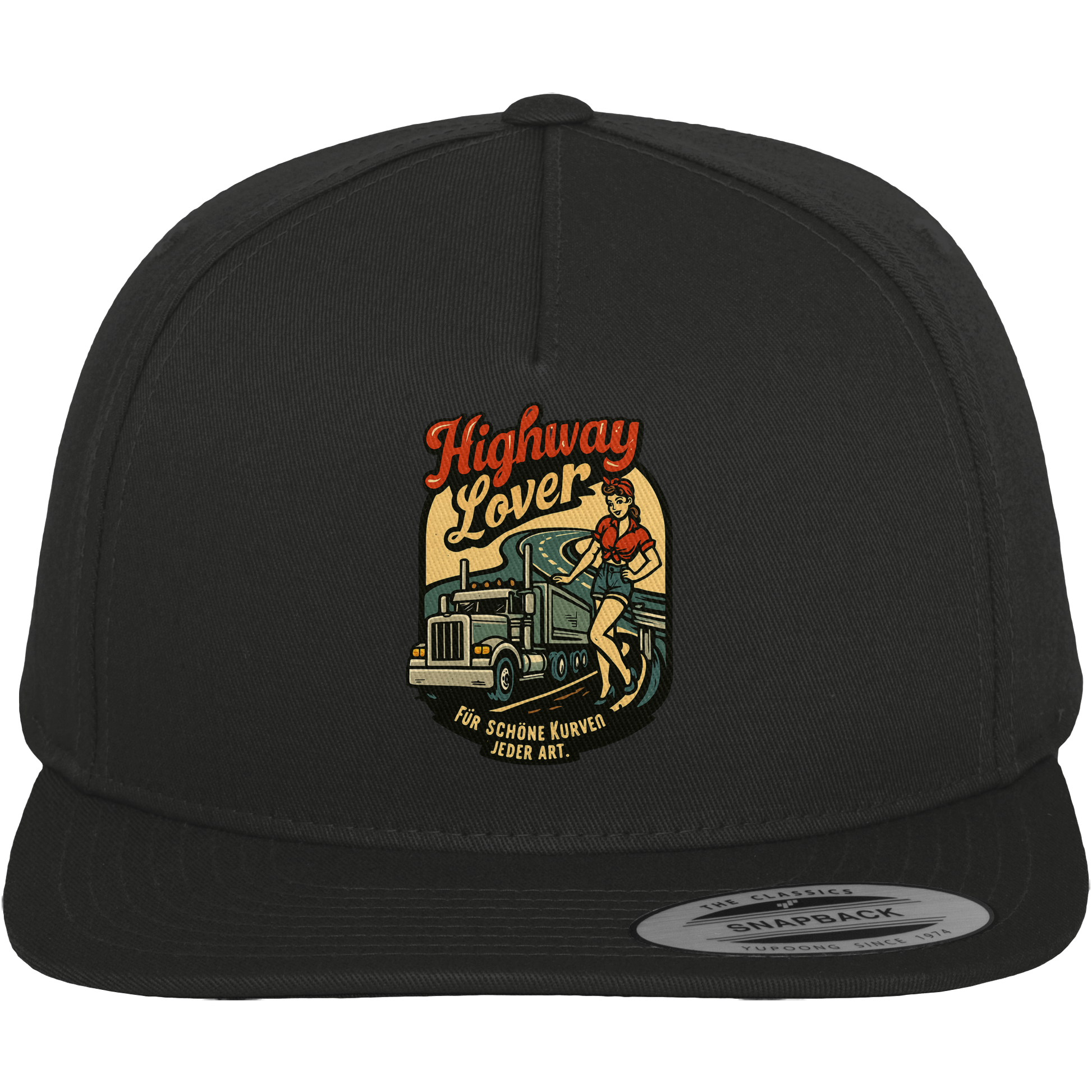 Highway Lover - Für schöne Kurven jeder Art - Premium Snapback