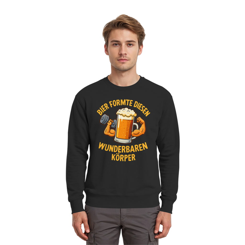 Bier formte diesen wunderbaren Körper - Premium Sweatshirt