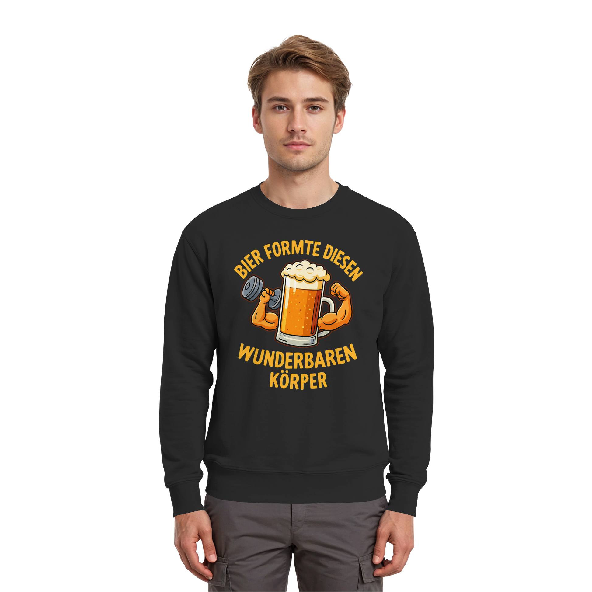 Bier formte diesen wunderbaren Körper - Premium Sweatshirt