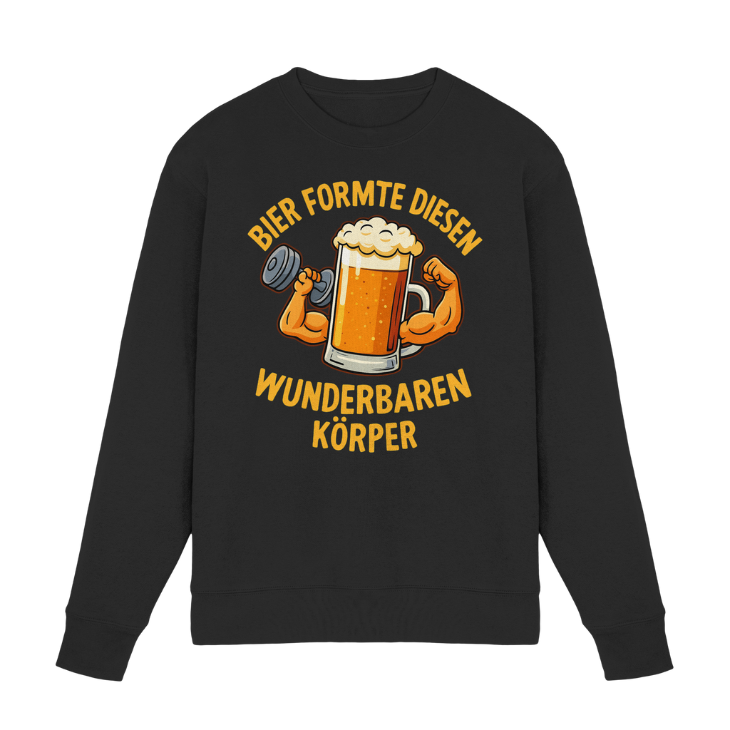 Bier formte diesen wunderbaren Körper - Premium Sweatshirt