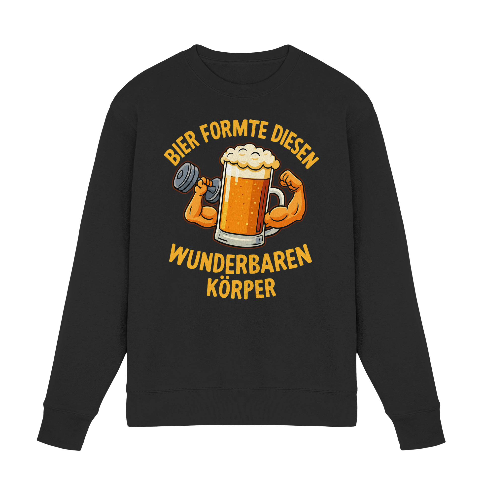 Bier formte diesen wunderbaren Körper - Premium Sweatshirt
