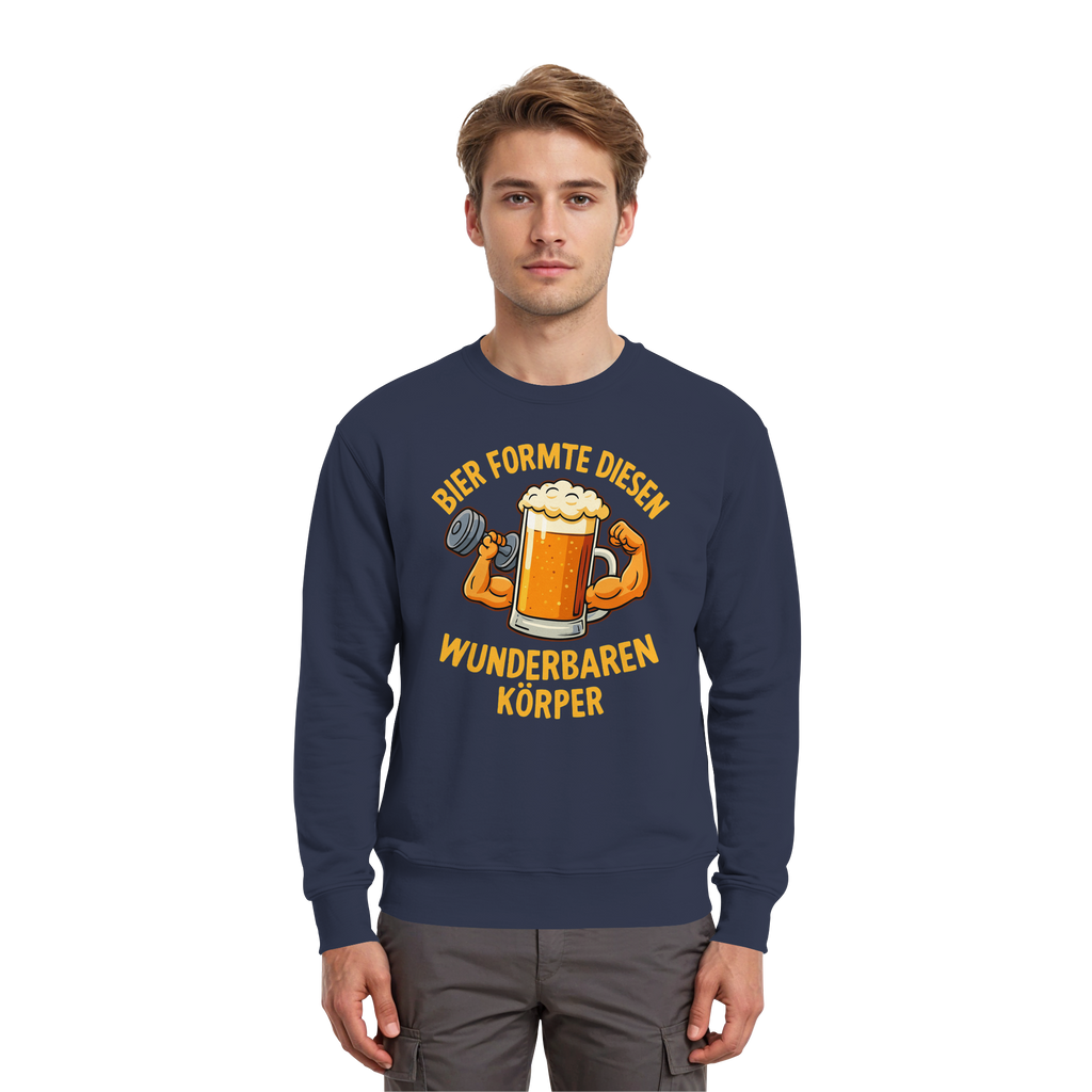 Bier formte diesen wunderbaren Körper - Premium Sweatshirt