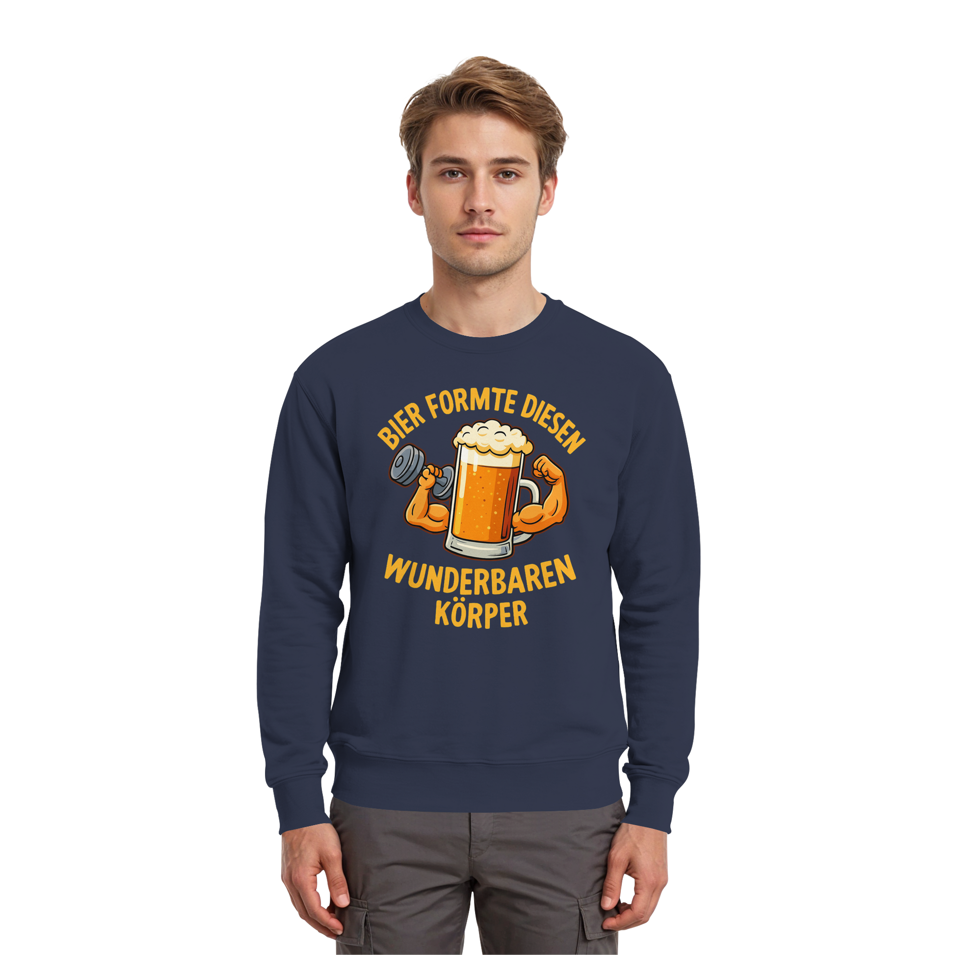 Bier formte diesen wunderbaren Körper - Premium Sweatshirt