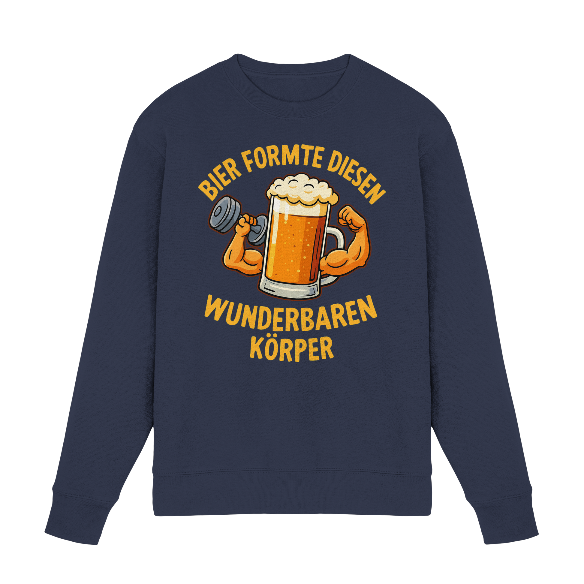 Bier formte diesen wunderbaren Körper - Premium Sweatshirt