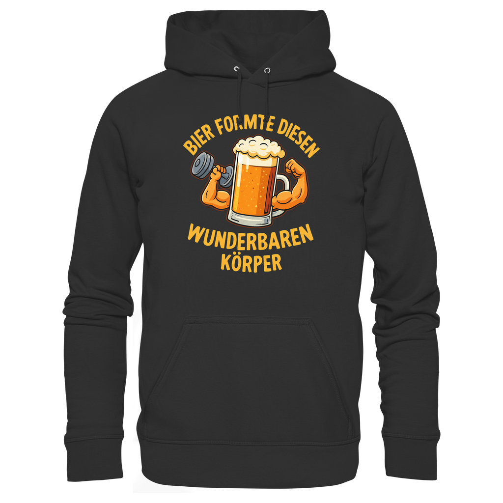 Bier formte diesen wunderbaren Körper - Premium Unisex Hoodie