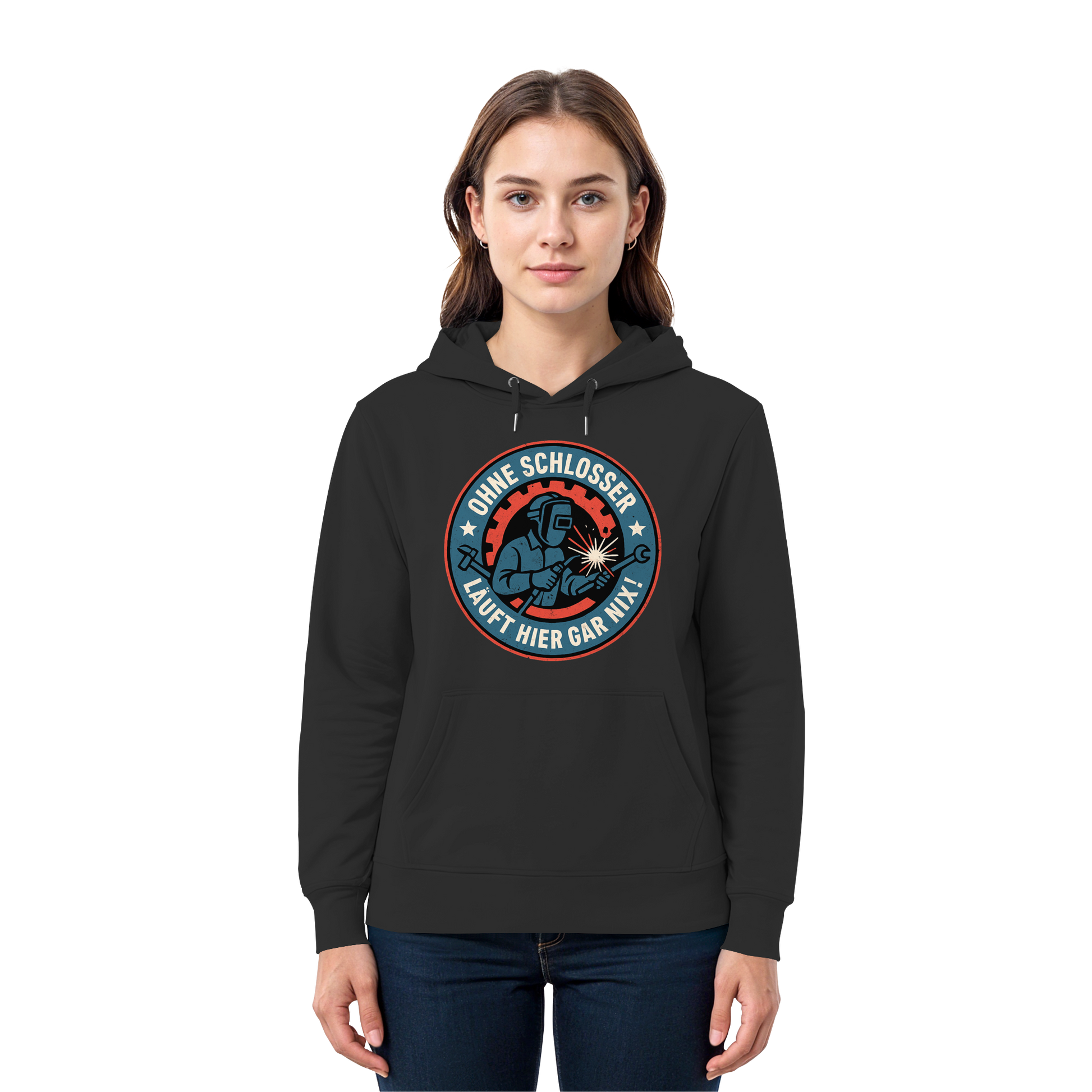 Ohne Schlosser läuft hier gar nix! - Premium Unisex Hoodie