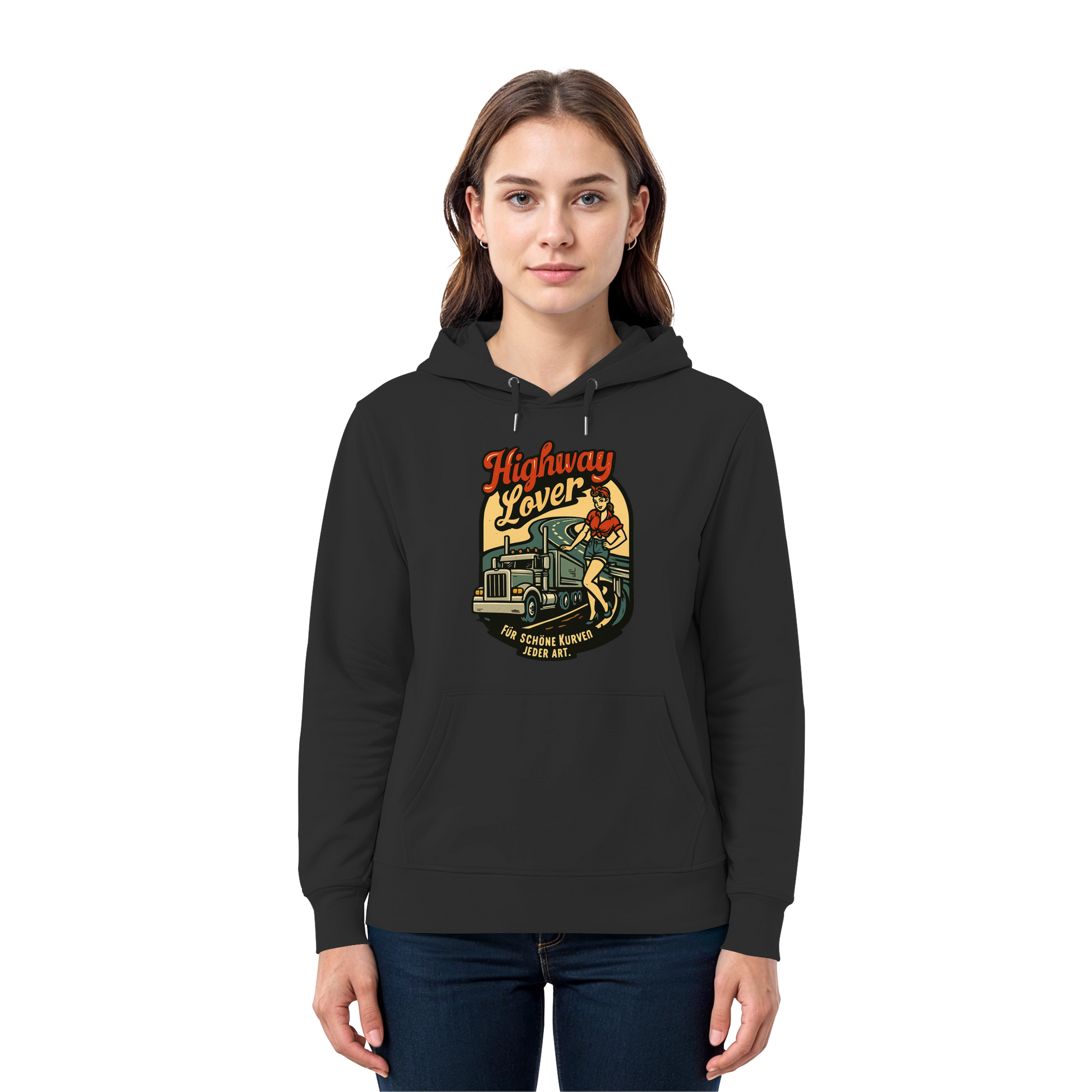 Highway Lover - Für schöne Kurven jeder Art - Premium Unisex Hoodie