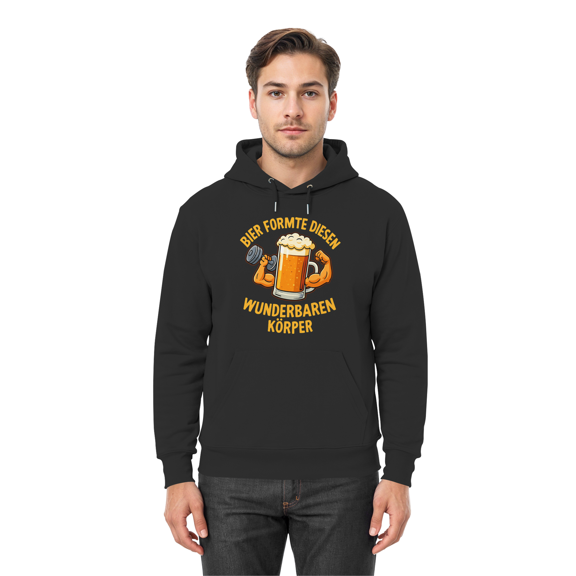 Bier formte diesen wunderbaren Körper - Premium Unisex Hoodie