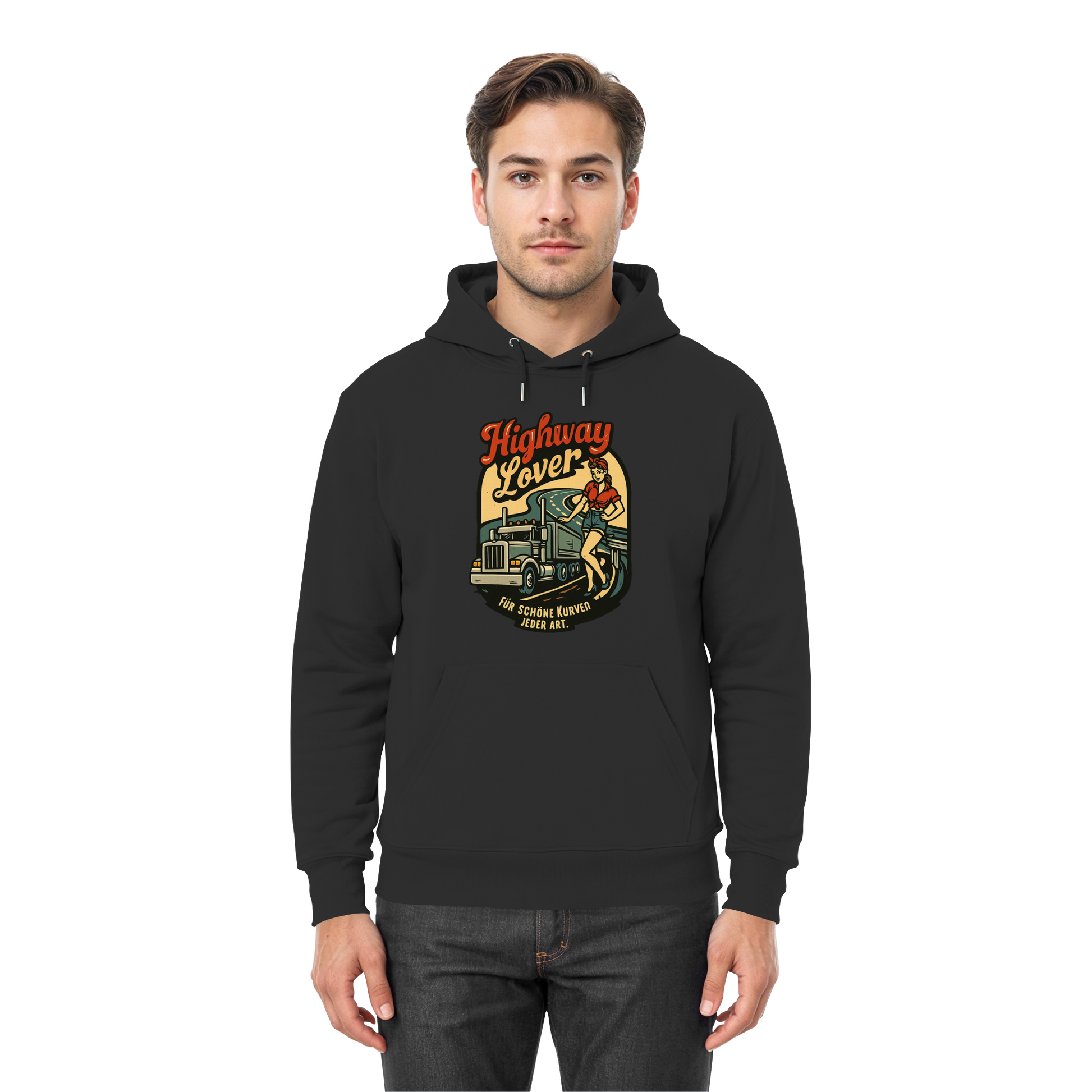 Highway Lover - Für schöne Kurven jeder Art - Premium Unisex Hoodie
