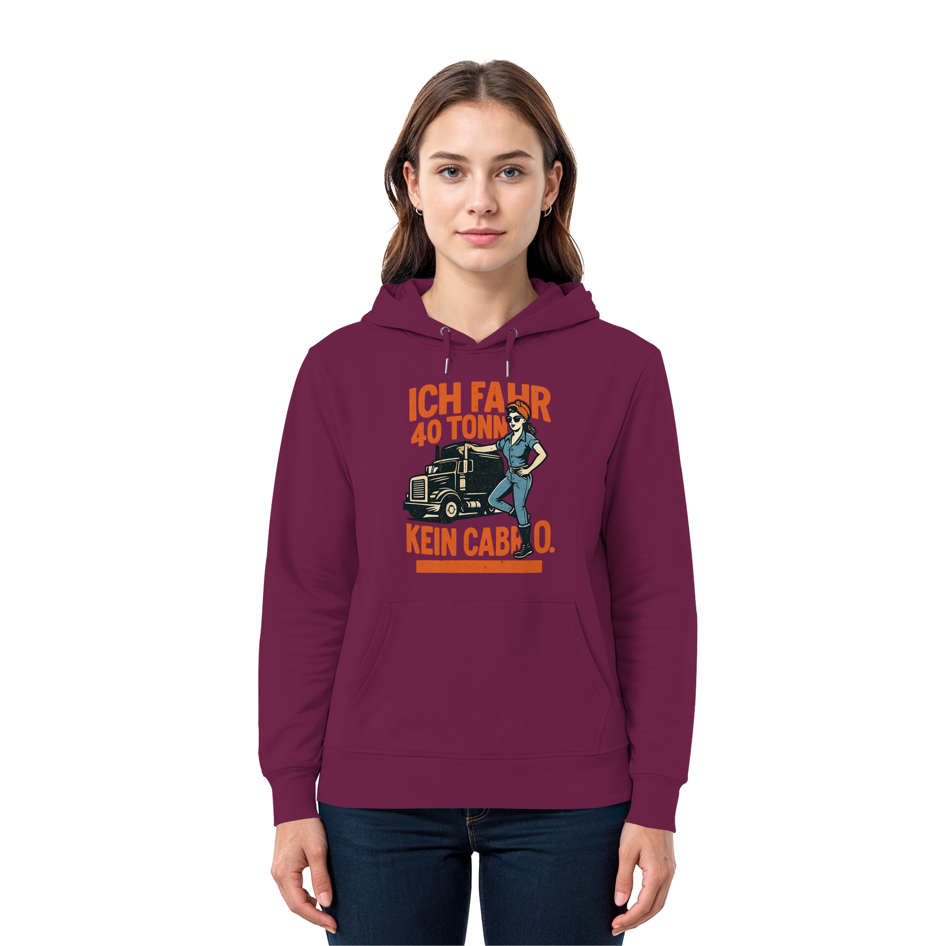 Ich fahr 40 Tonner - kein Cabrio - Premium Unisex Hoodie