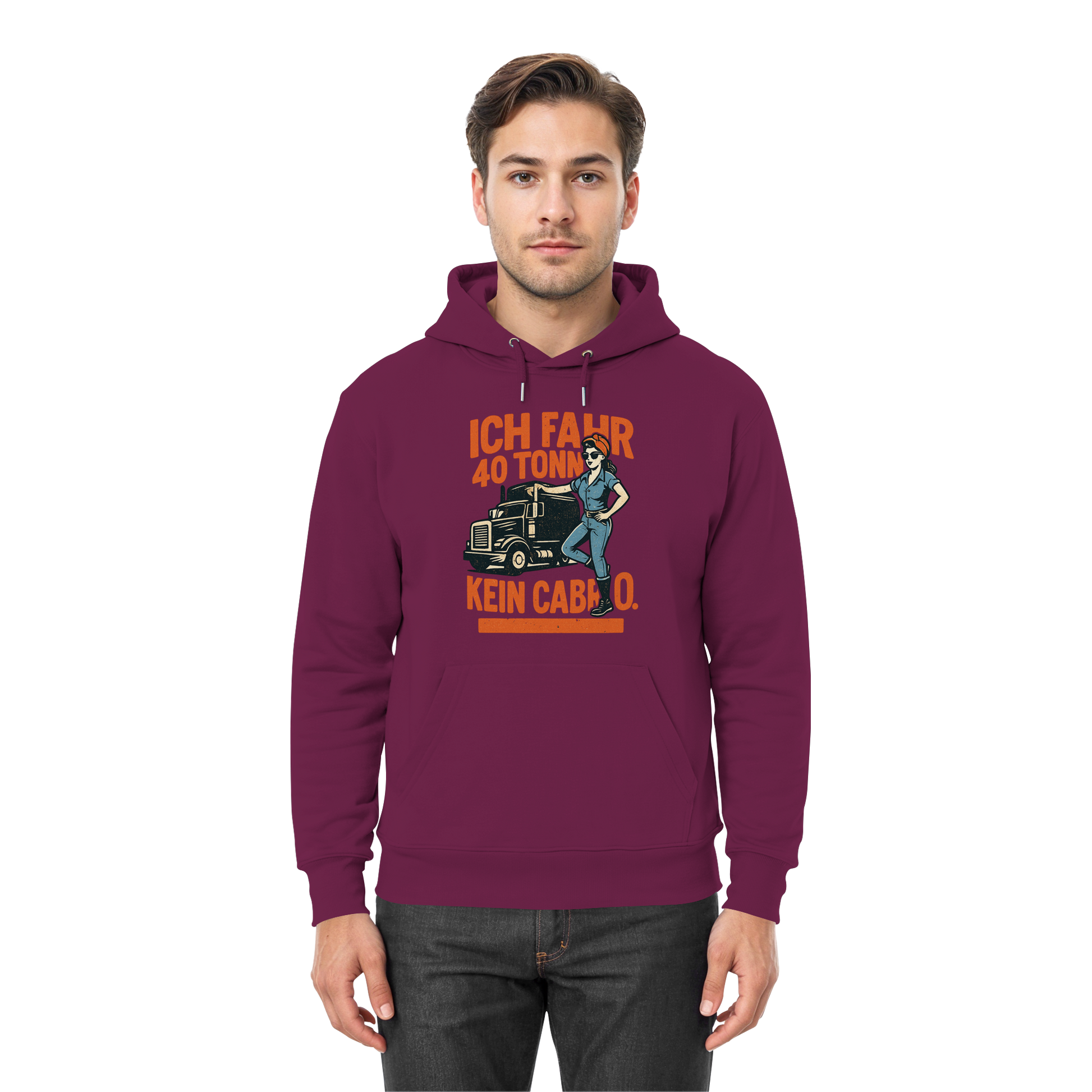 Ich fahr 40 Tonner - kein Cabrio - Premium Unisex Hoodie