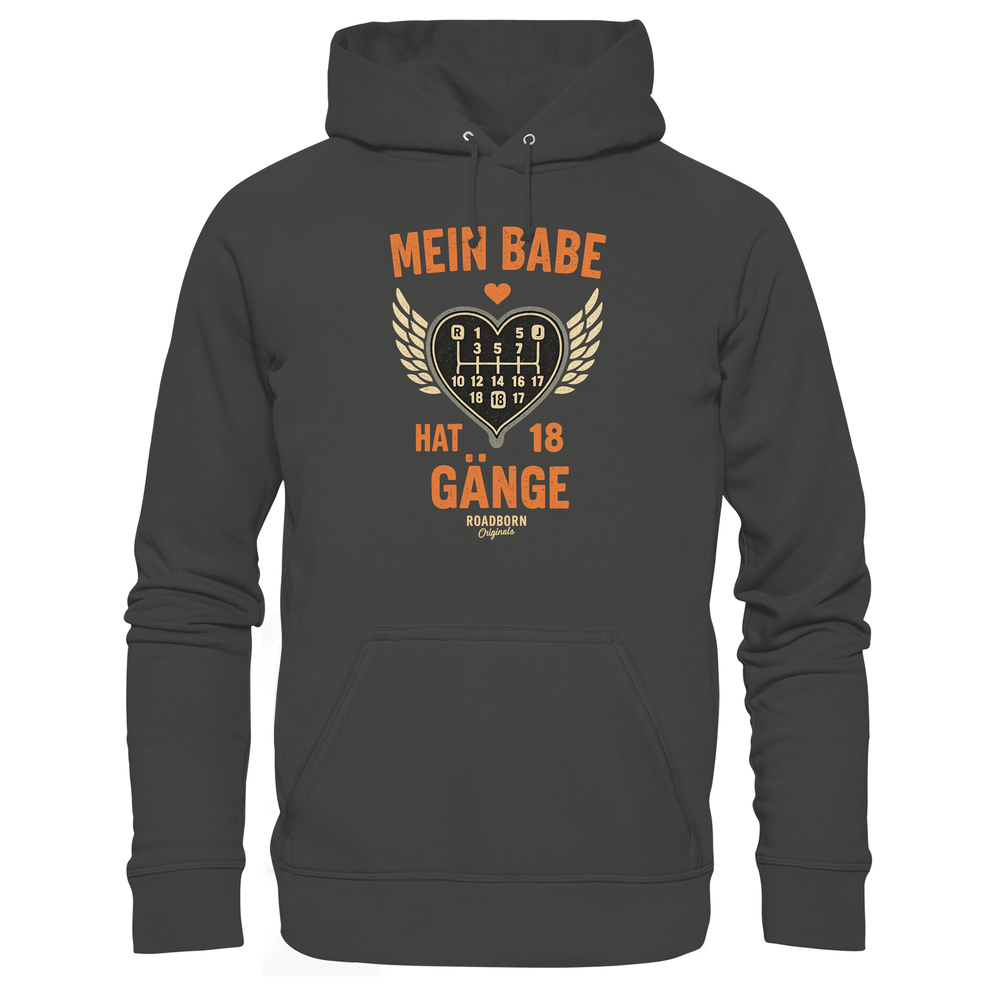 Mein Babe hat 18 Gänge - Premium Unisex Hoodie