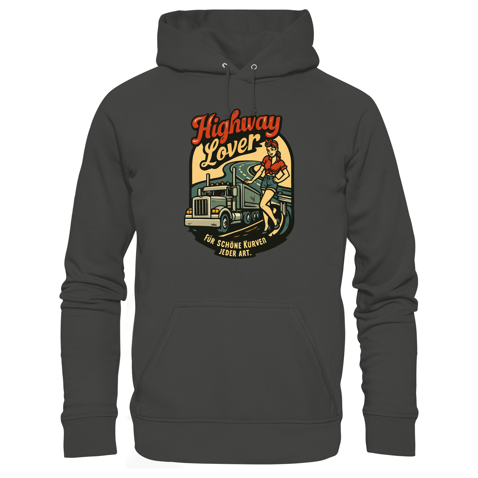 Highway Lover - Für schöne Kurven jeder Art - Premium Unisex Hoodie