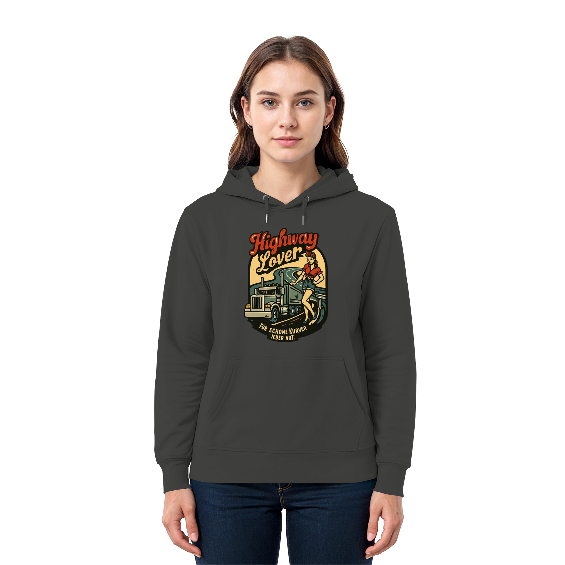 Highway Lover - Für schöne Kurven jeder Art - Premium Unisex Hoodie