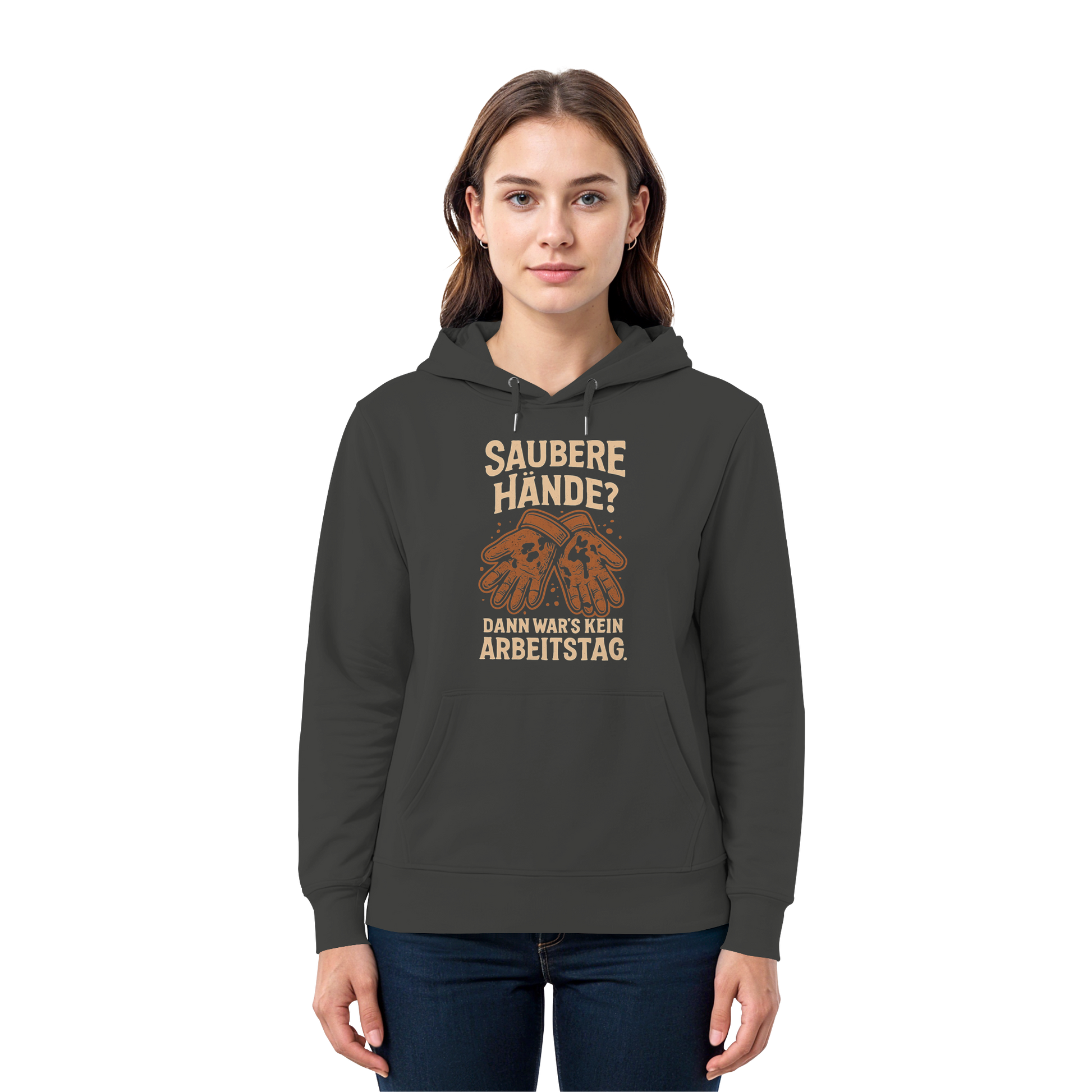 Saubere Hände? Dann war's kein Arbeitstag - Premium Unisex Hoodie