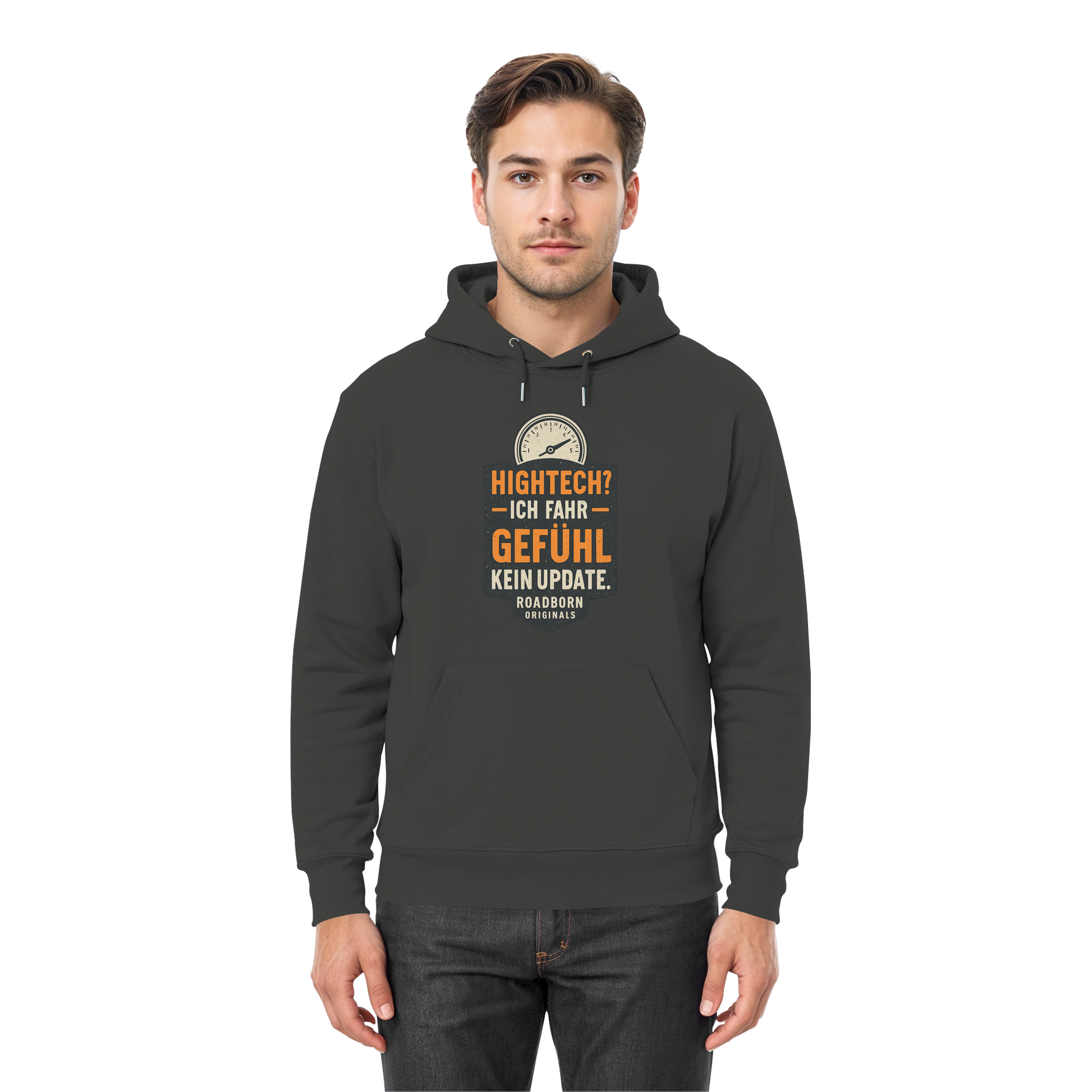 Hightech? Ich fahr Gefühl - kein Update. - Premium Unisex Hoodie