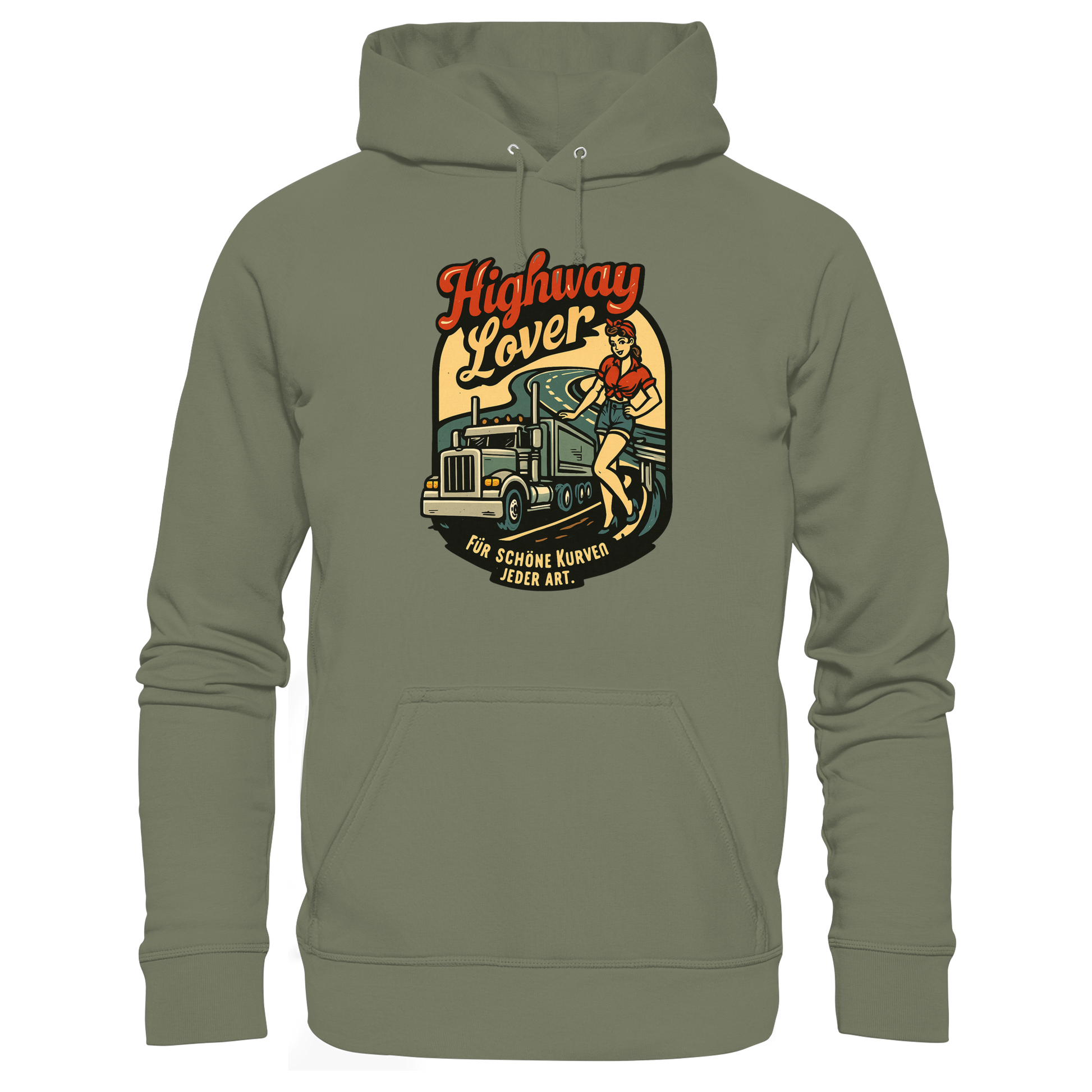 Highway Lover - Für schöne Kurven jeder Art - Premium Unisex Hoodie