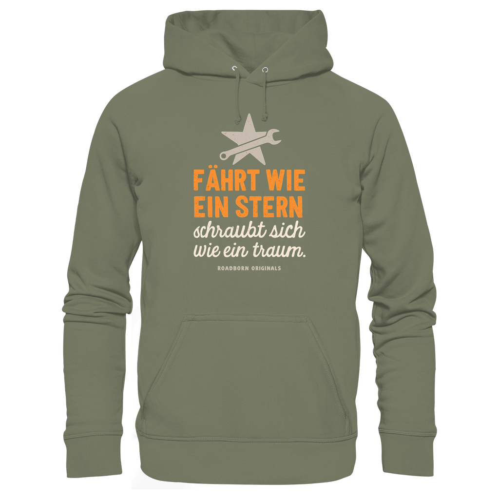 Fährt wie ein Stern, schraubt sich wie ein Traum - Premium Unisex Hoodie