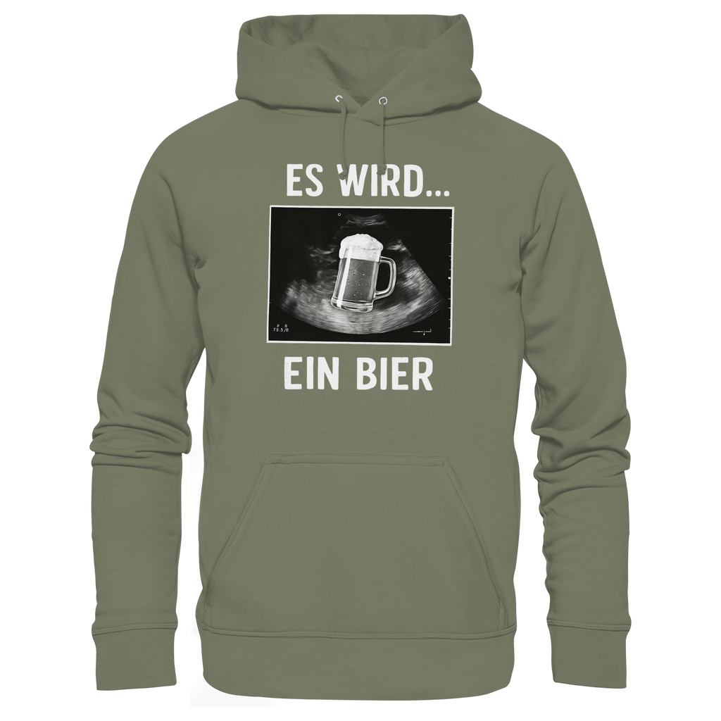 Es wird ein Bier - Premium Unisex Hoodie